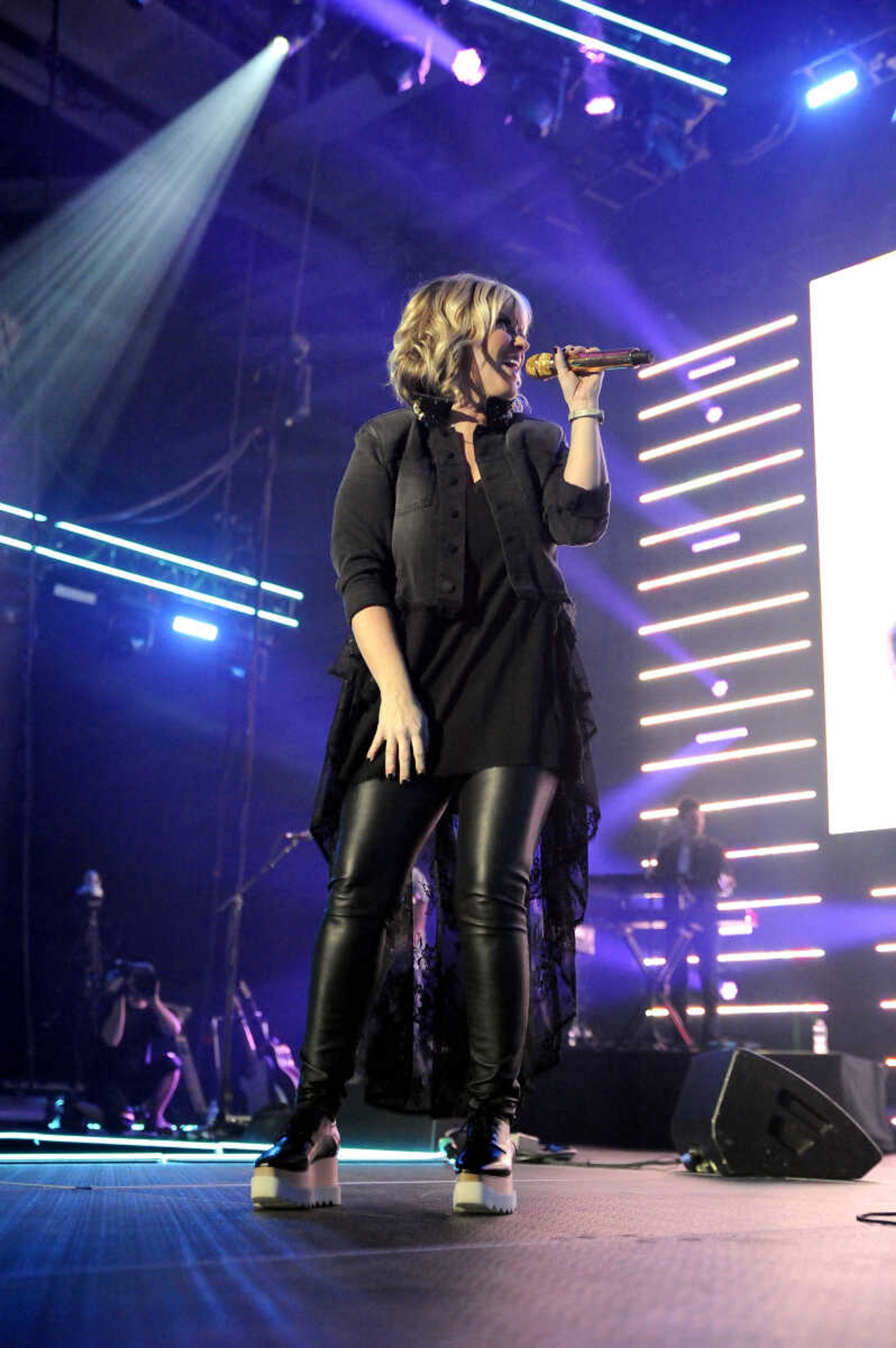 Natalie Grant performs during The Roadshow on Thursday, Feb. 22, 2018, at the Show Me Center in Cape Girardeau.