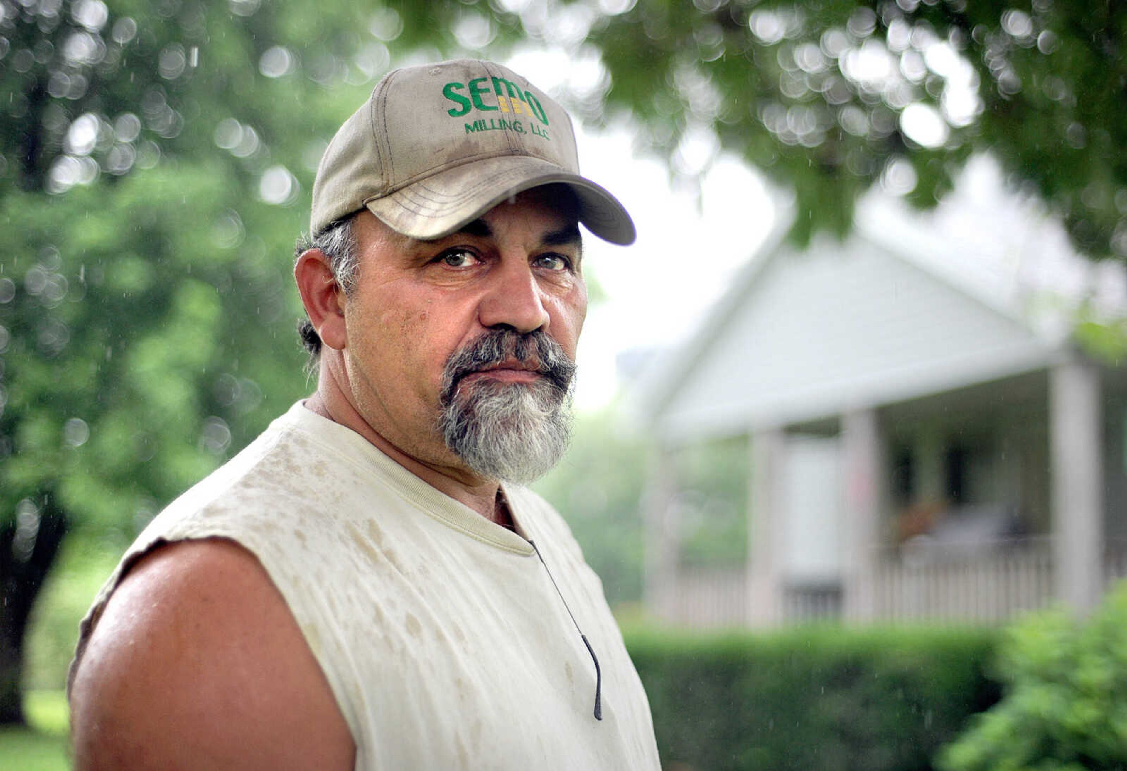 LAURA SIMON ~ lsimon@semissourian.com

Alan Huber, a farmer who lives in the Bois Brule Bottoms, has stories of the Ô93 flood to share from start to finish. 
Photos of Huber and his friends and family fighting the flood showed up in the New York Times and National Geographic. His younger brother helped rescue a member of the U.S. Army Corps of Engineers that nearly washed away when the levee he was standing on gave way beneath him, leading to a flood of more than 26,000 acres. He and several friends watched as muddy water took over the white carpet in the first floor of his grandmotherŐs house, never imagining that 19 inches of water would later stand in the second floor. And he recalled retrieving sunburned pigs by boat for days. The only way the animals survived were by clinging to trees. 
A phrase Huber repeats often as he talks about the flood: ŇYep. It was a quite a deal.Ó
Once the water receded, months into the fall of 1993, buildings were left in a mess of mud, corn stalks and cans of frosting from Gilster-Mary Lee.  
Huber said he is wary of flooding that occurs in years that end with a certain number.
ŇItŐs always been a year that ends in 3,Ó he said. There was Ô43, Ô53, Ô73 and Ô93. You tell me thereŐs not something to that.Ó