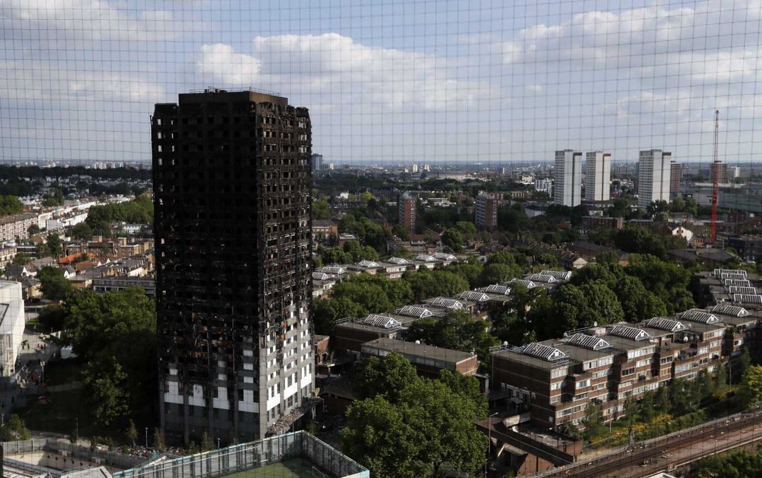 Banned building materials suspected in London fire
