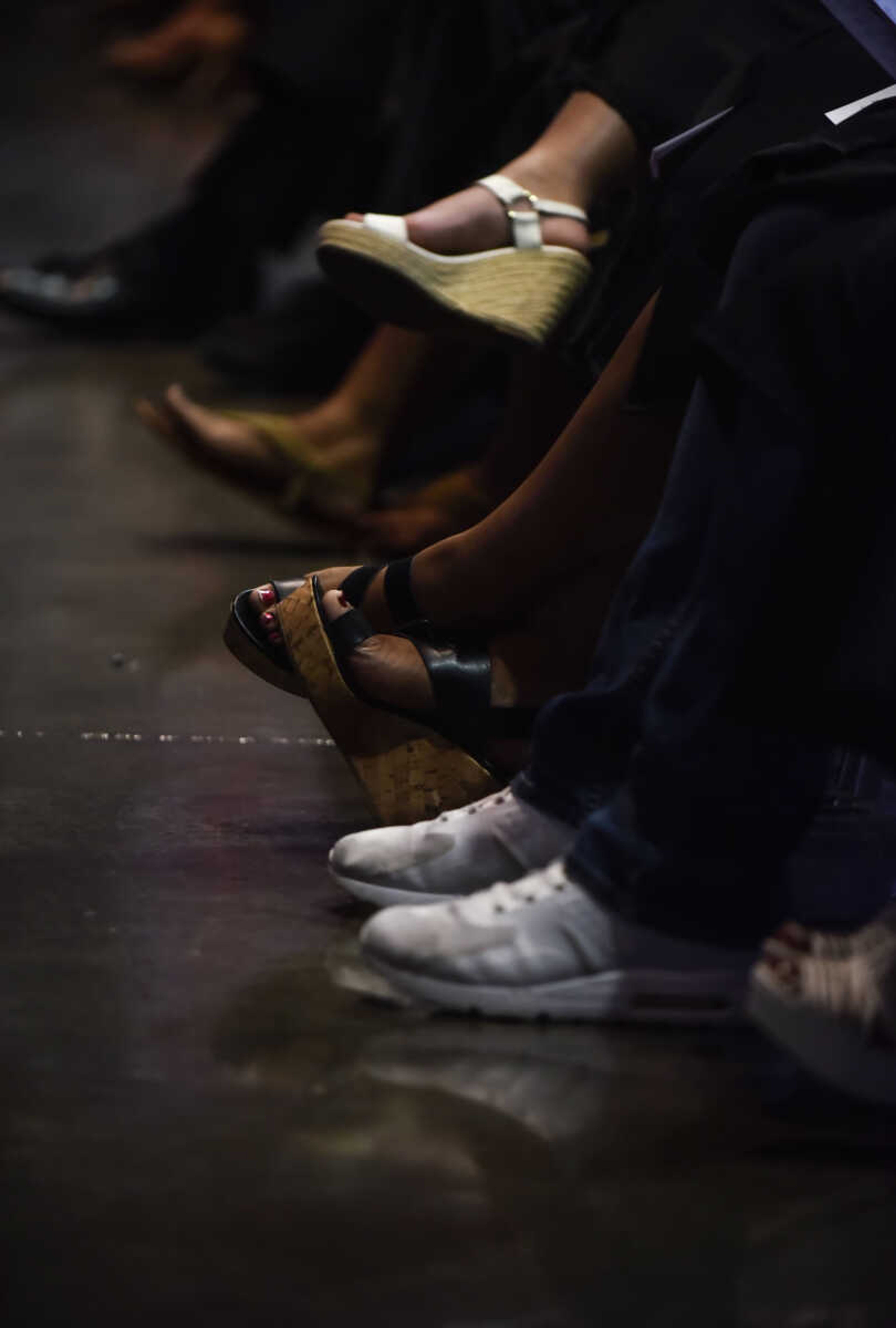 Graduates sit during the Cape Central High School Class of 2018 graduation Sunday, May 13, 2018 at the Show Me Center in Cape Girardeau.