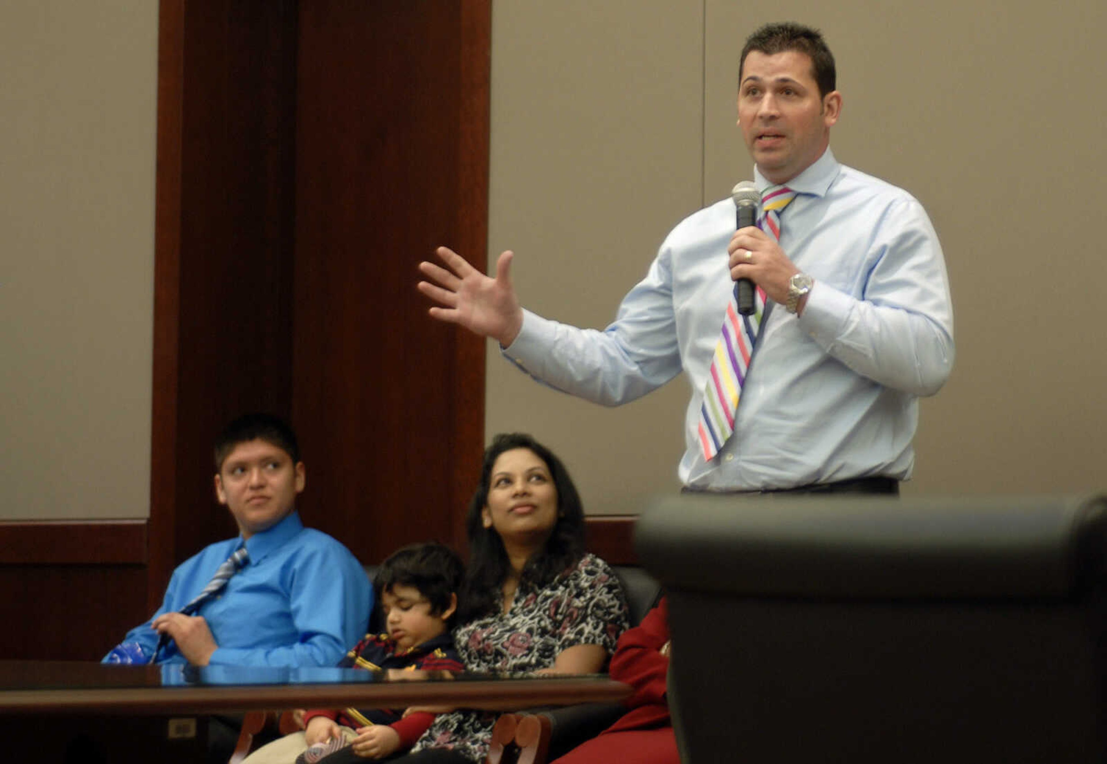 Bob Miller~bmiller@semissourian.com
Eighteen people become citizens of the United States of America Monday, April 25, 2011 during the Naturalization Ceremony at the Rush Hudson Limbaugh, Sr. United States Courthouse in Cape Girardeau.