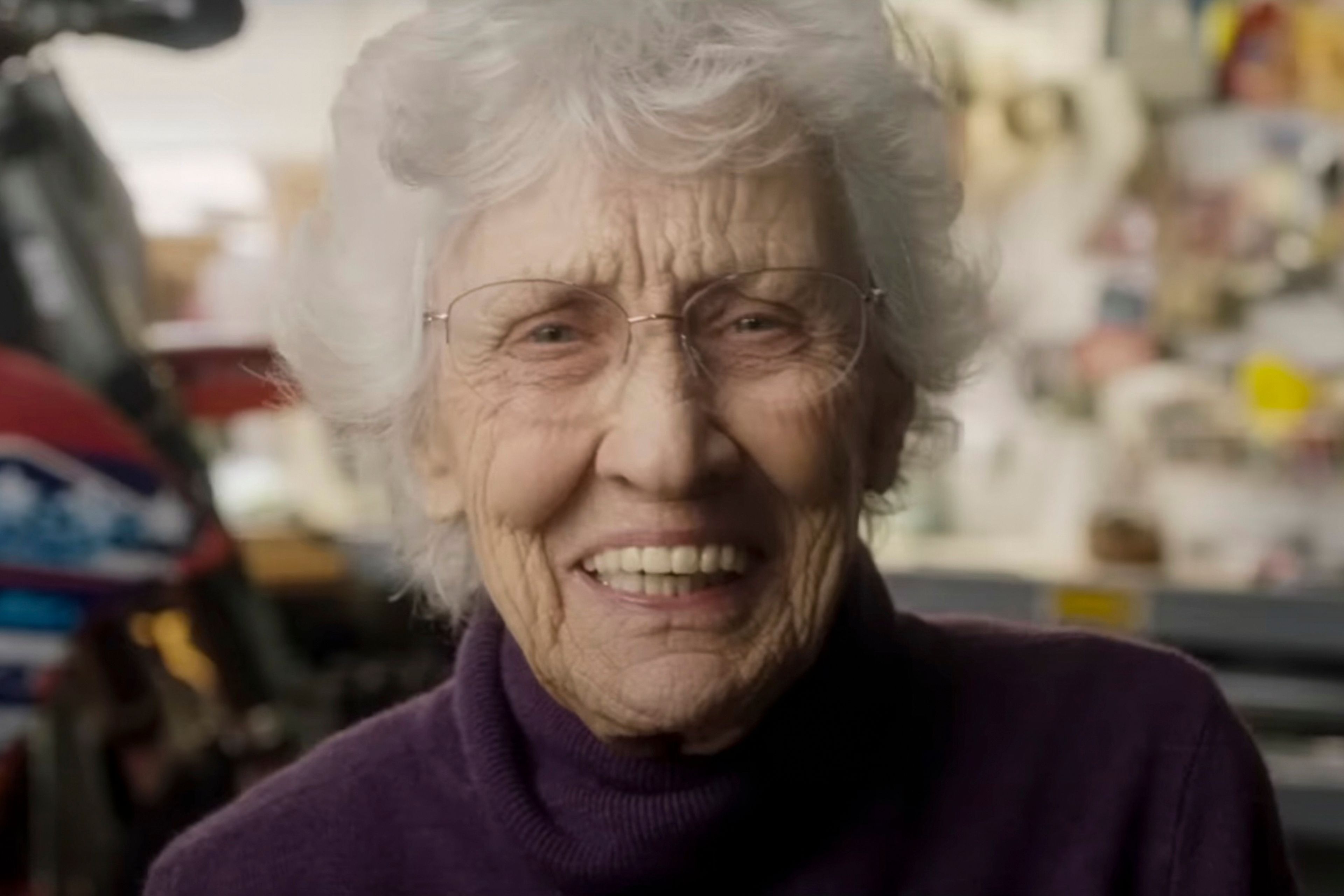 In this undated image made from a video provided by Breakwater Studios shows Mary McGee during an interview. (Breakwater Studios via AP)