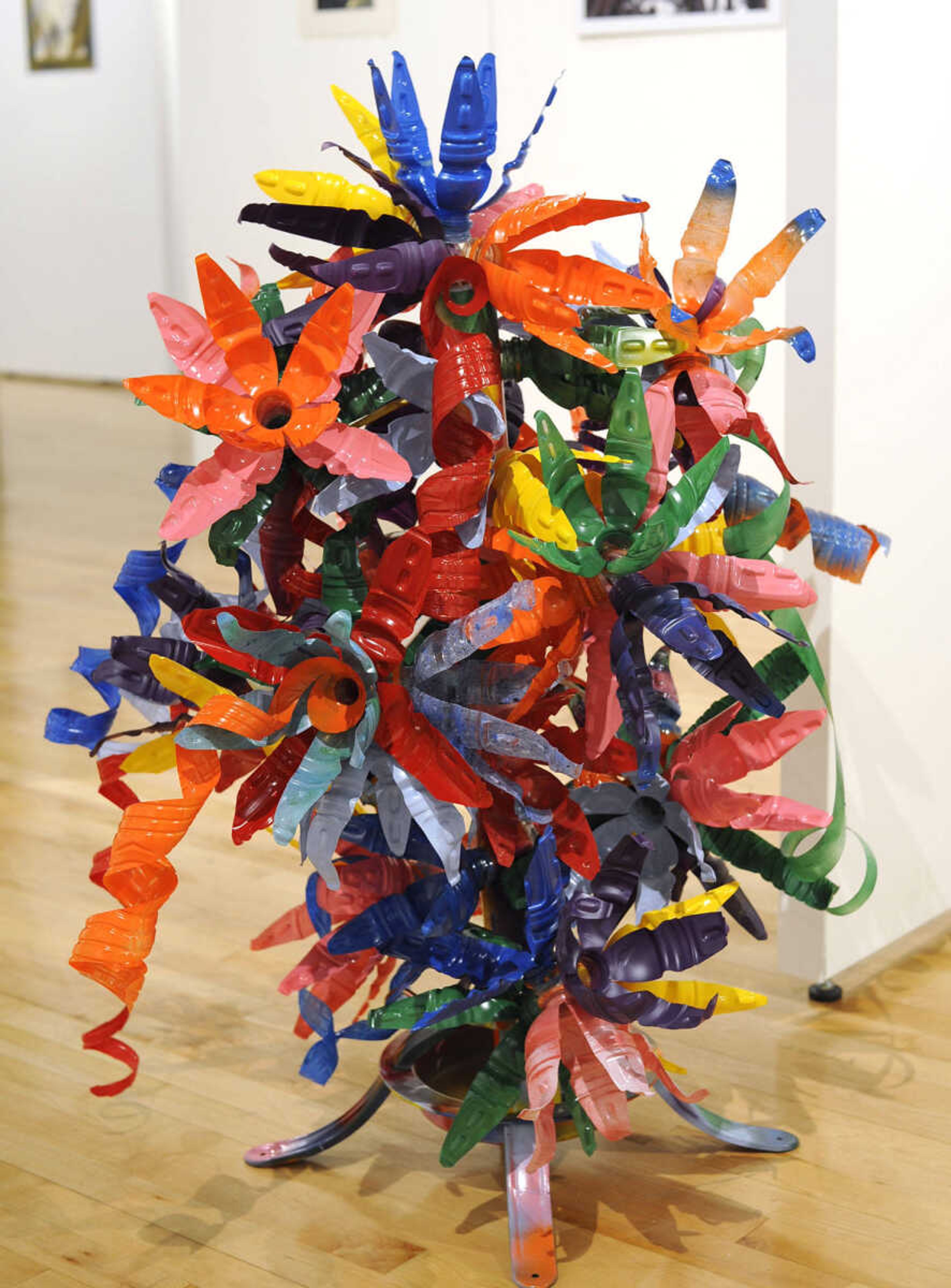 Katie Koonce, sculpture, "Whimsey Tree," Thomas W. Kelly.