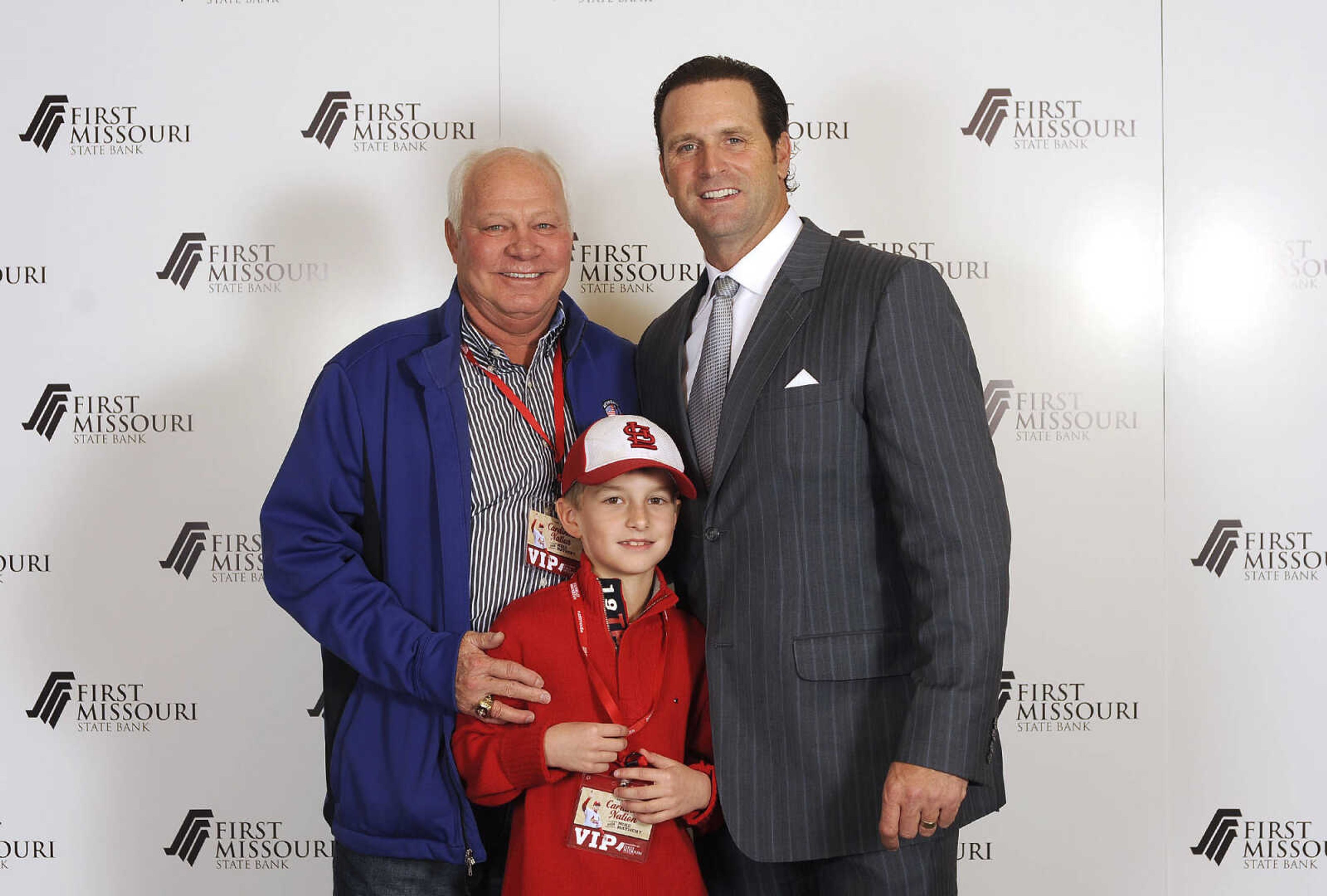 LAURA SIMON ~ lsimon@semissourian.com

Mike Matheny, manager of the St. Louis Cardinals, poses with fans during a VIP reception, Wednesday, Dec. 2, 2015, at Southeast Missouri State University's River Campus. "The State of Cardinals Nation" was presented by First Missouri State Bank.