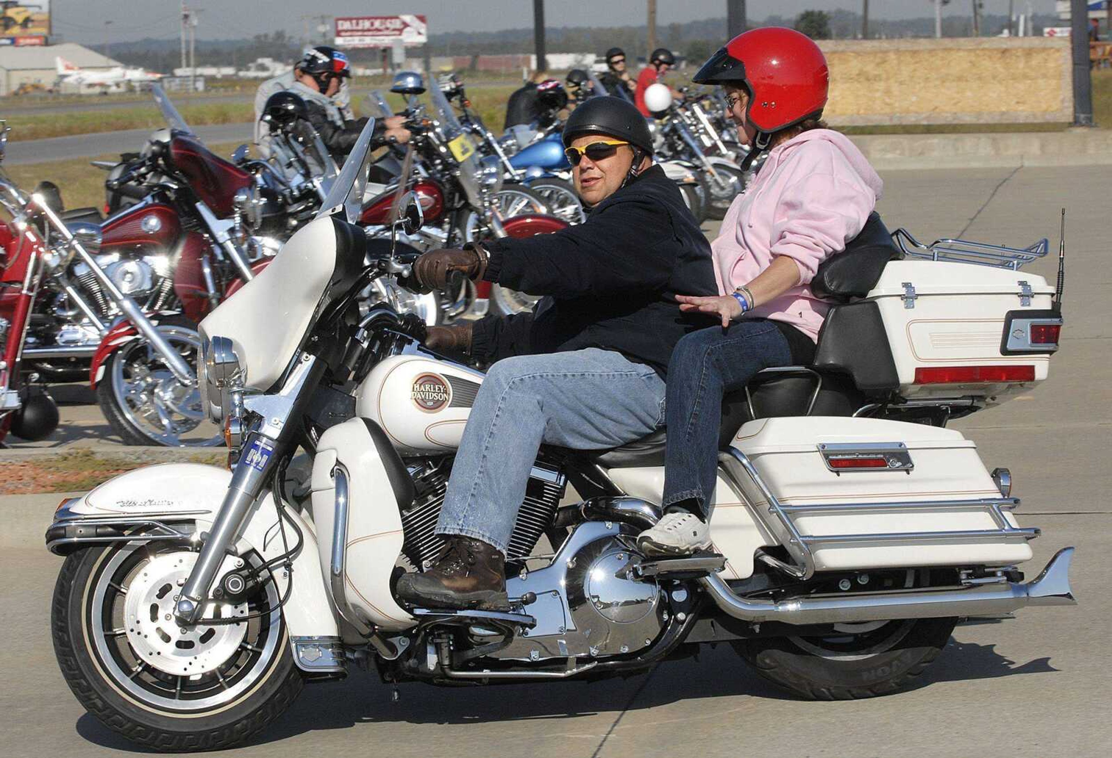 FRED LYNCH ~ flynch@semissourian.com
"Macho Run" Bikers Helping Veterans poker run