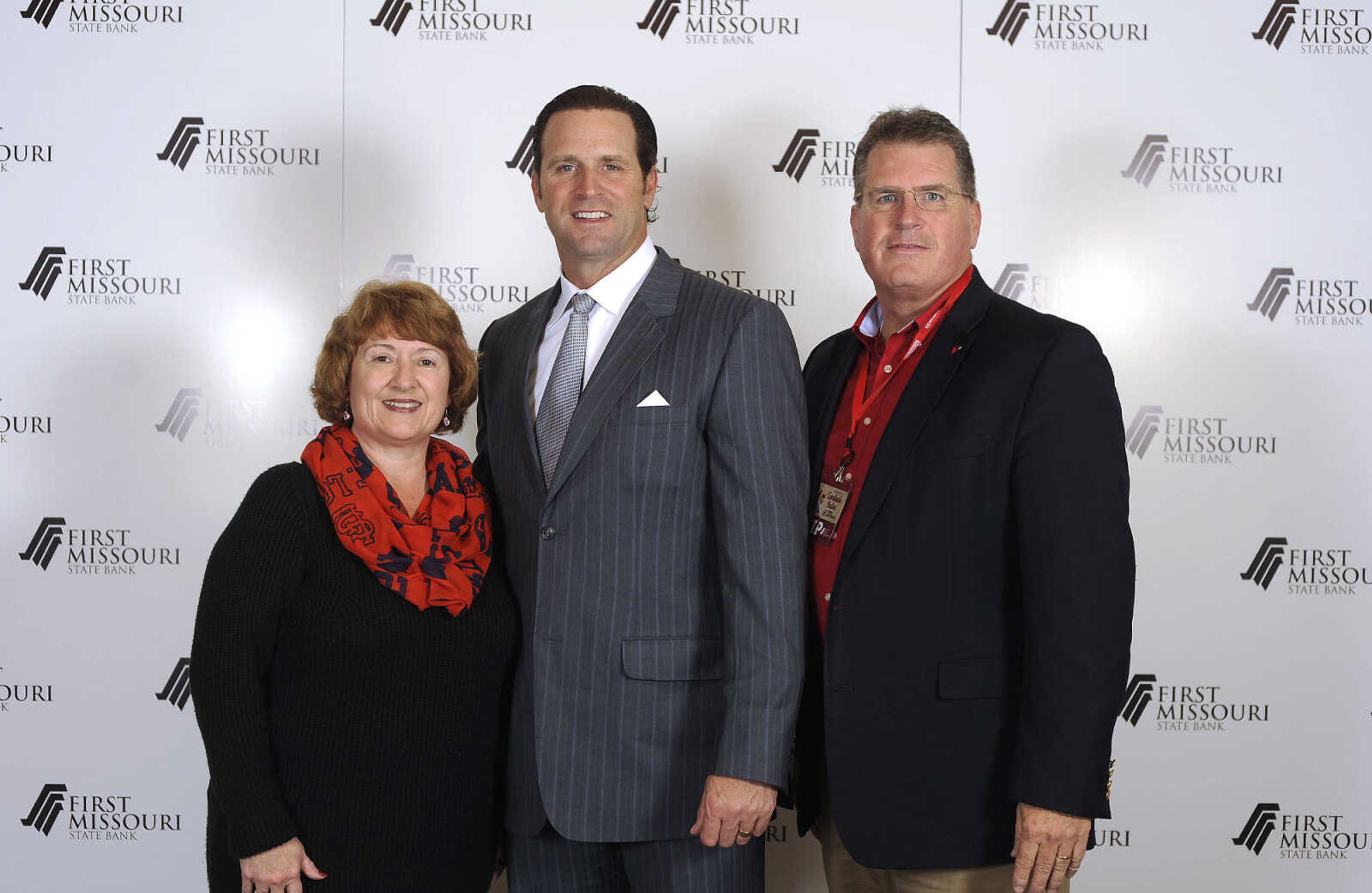 LAURA SIMON ~ lsimon@semissourian.com

Mike Matheny, manager of the St. Louis Cardinals, poses with fans during a VIP reception, Wednesday, Dec. 2, 2015, at Southeast Missouri State University's River Campus. "The State of Cardinals Nation" was presented by First Missouri State Bank.