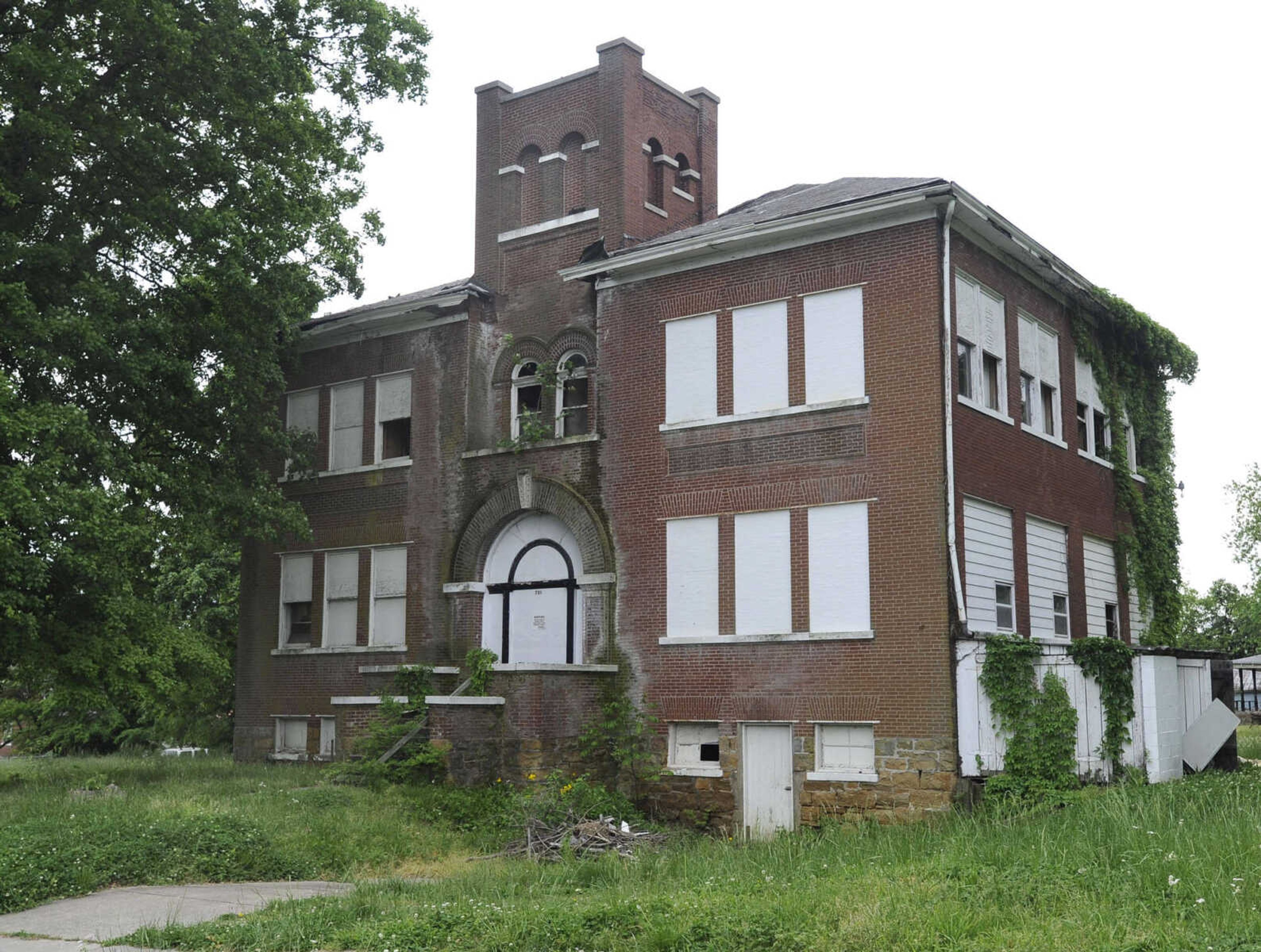 Old Jefferson School, 731 Jefferson Ave., is one of 10 endangered buildings listed by the Cape Girardeau Historic Preservation Commission.