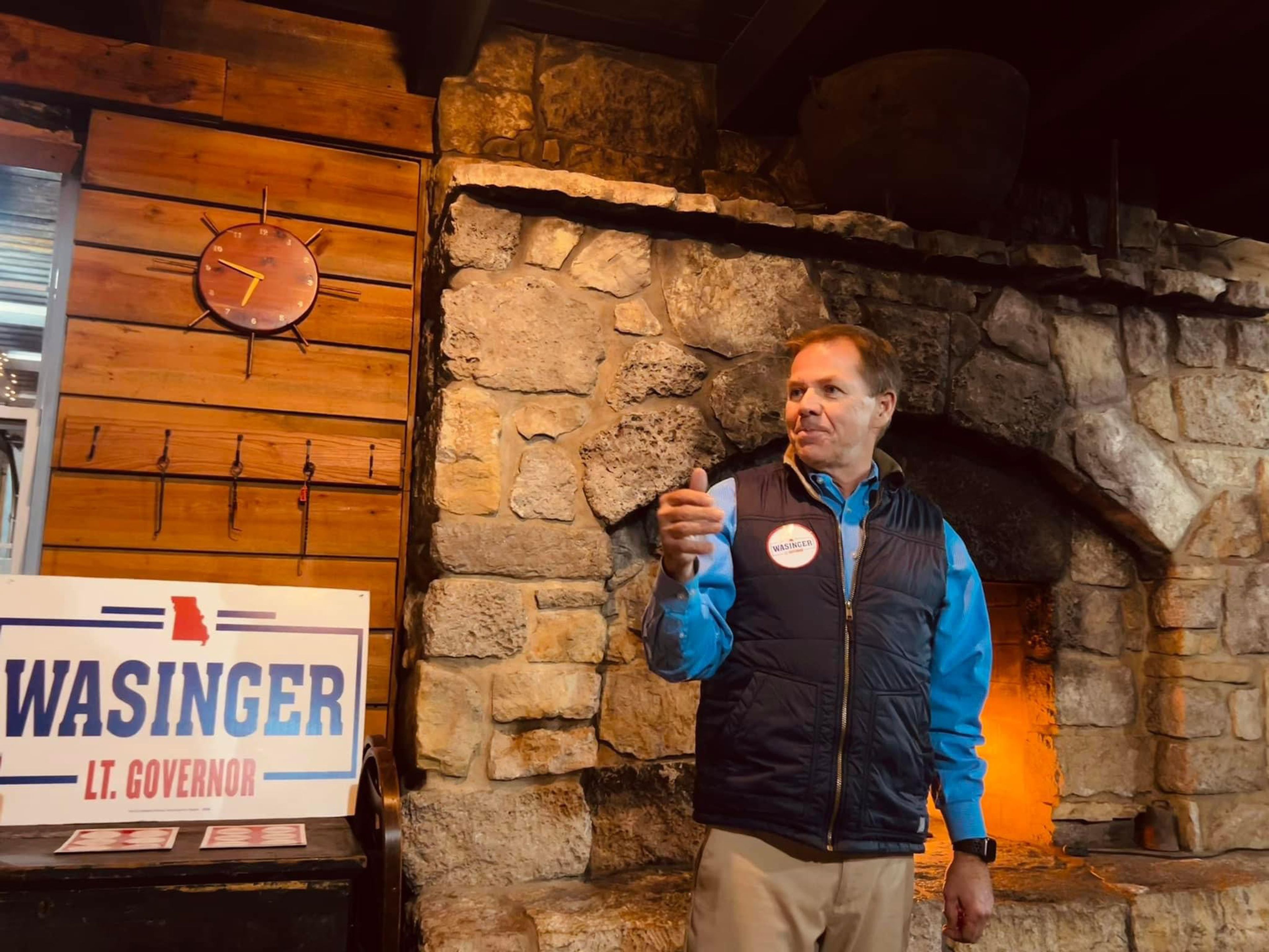 Republican David Wasinger won the position of Missouri lieutenant governor Tuesday, Nov. 5.