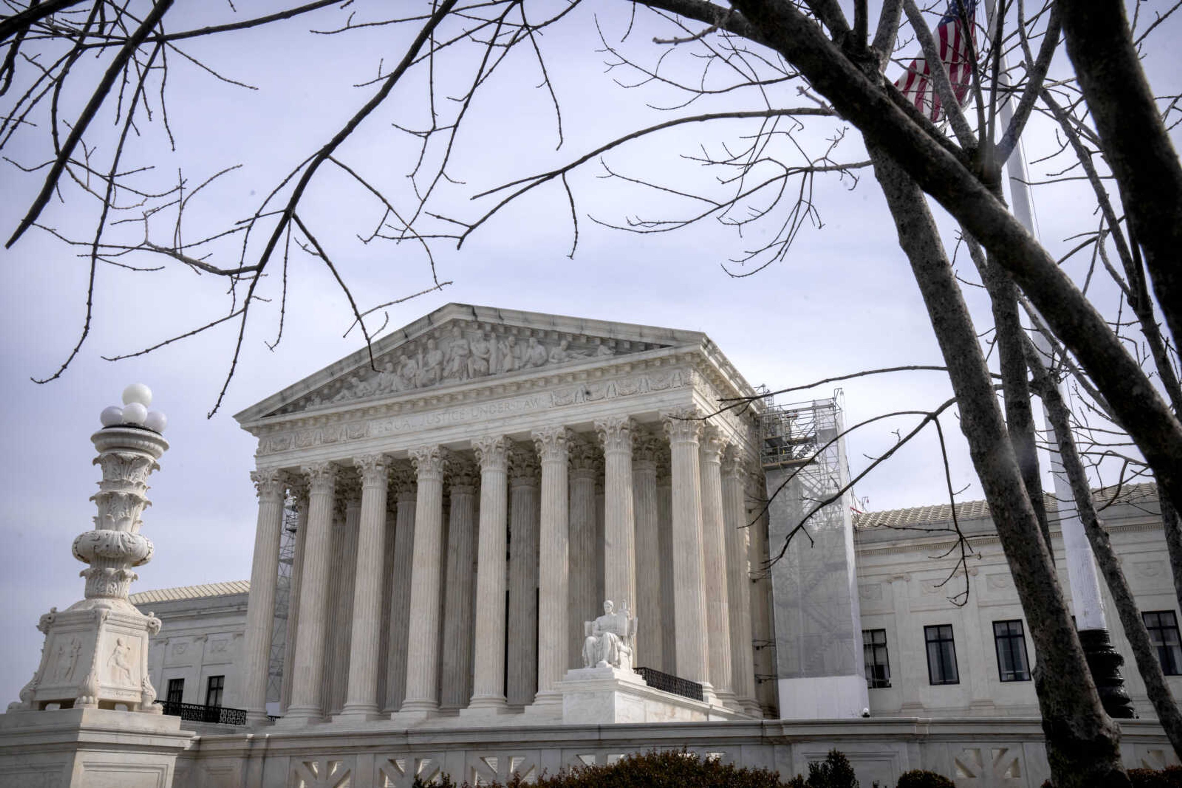 The Supreme Court is seen on Thursday, Feb. 22, 2024, in Washington. 