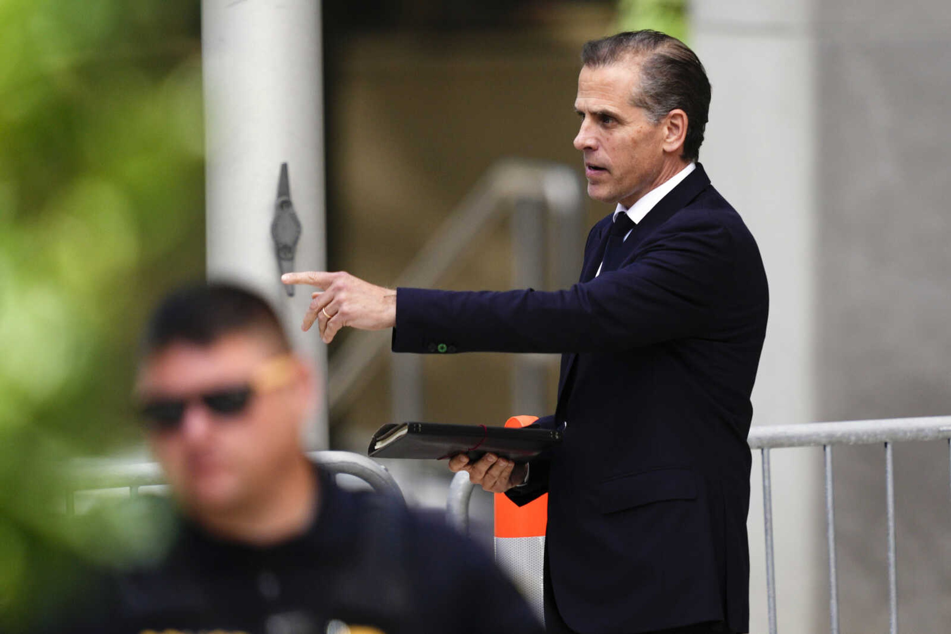 Hunter Biden departs from federal court, Monday, June 10, 2024, in Wilmington, Del. (AP Photo/Matt Rourke)