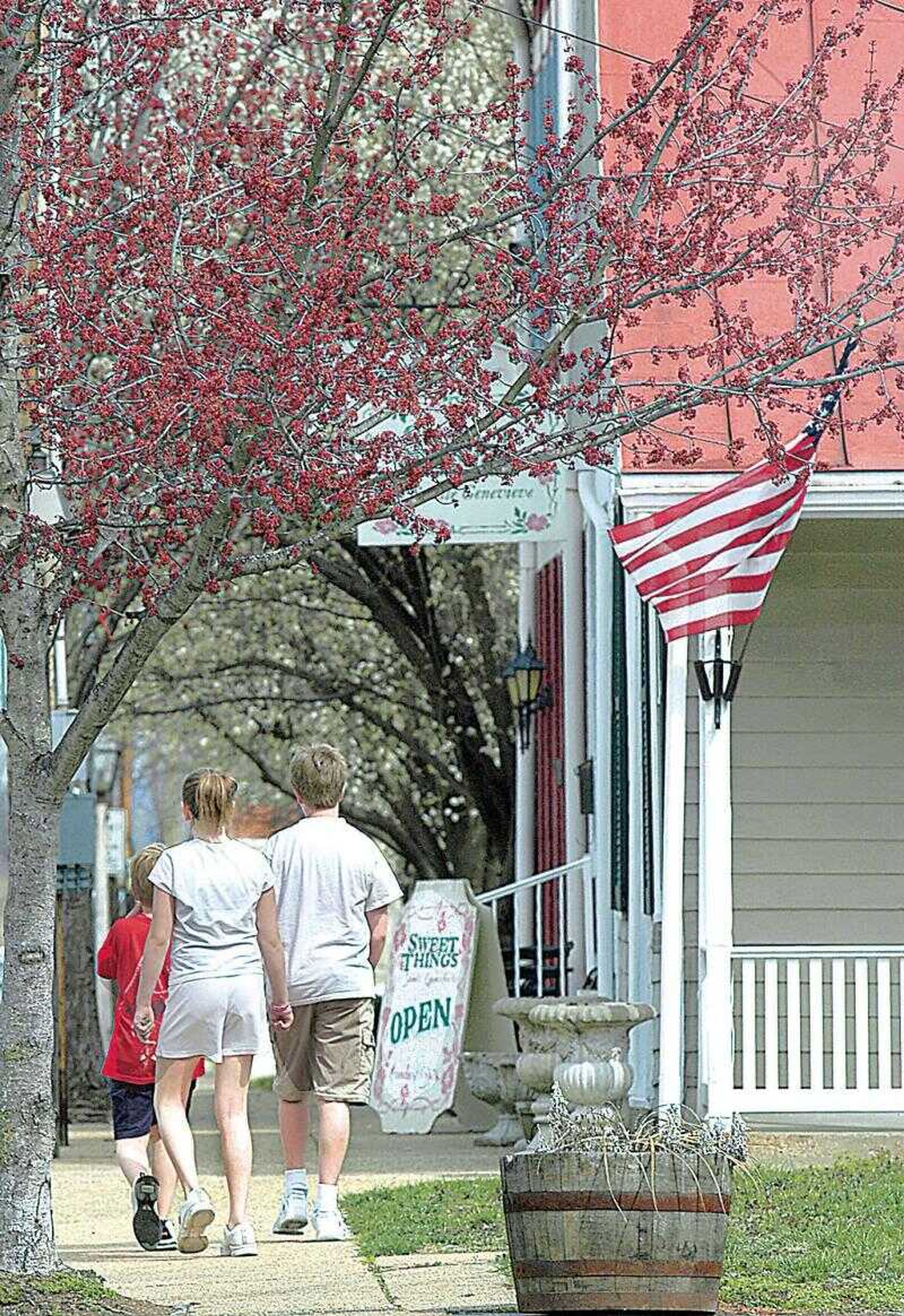 Visitors to Ste. Genevieve feel like they've stepped back in time when they stroll through downtown.