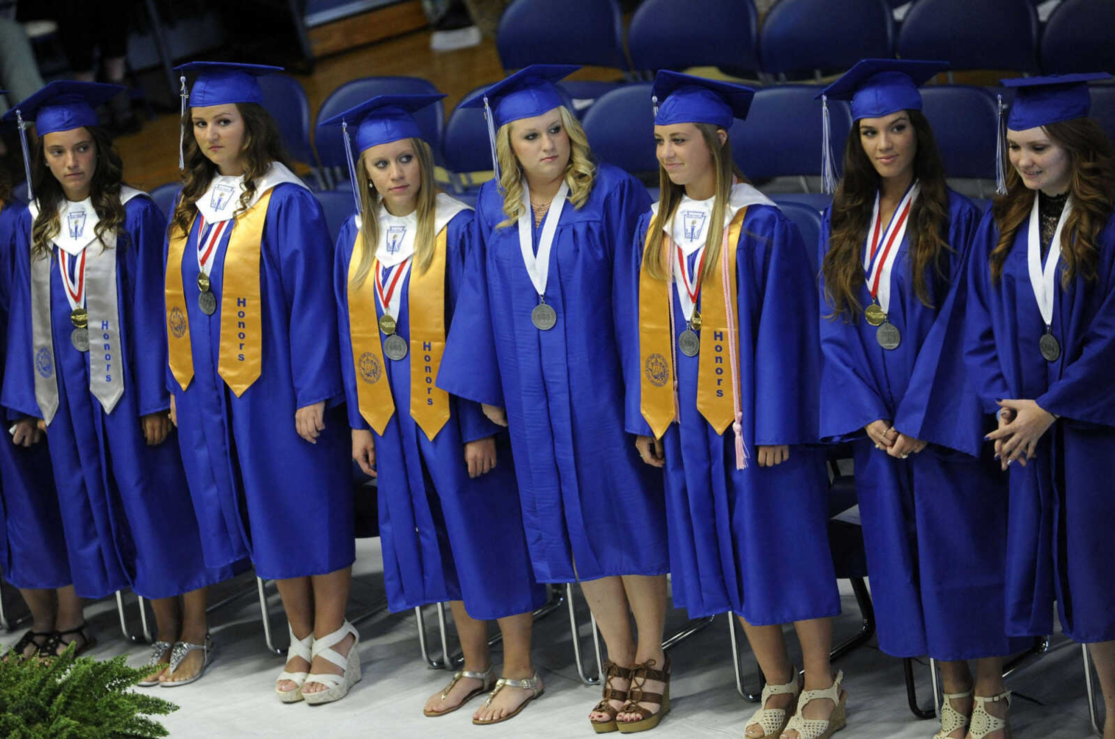 Notre Dame Regional High School commencement Sunday, May 18, 2014.