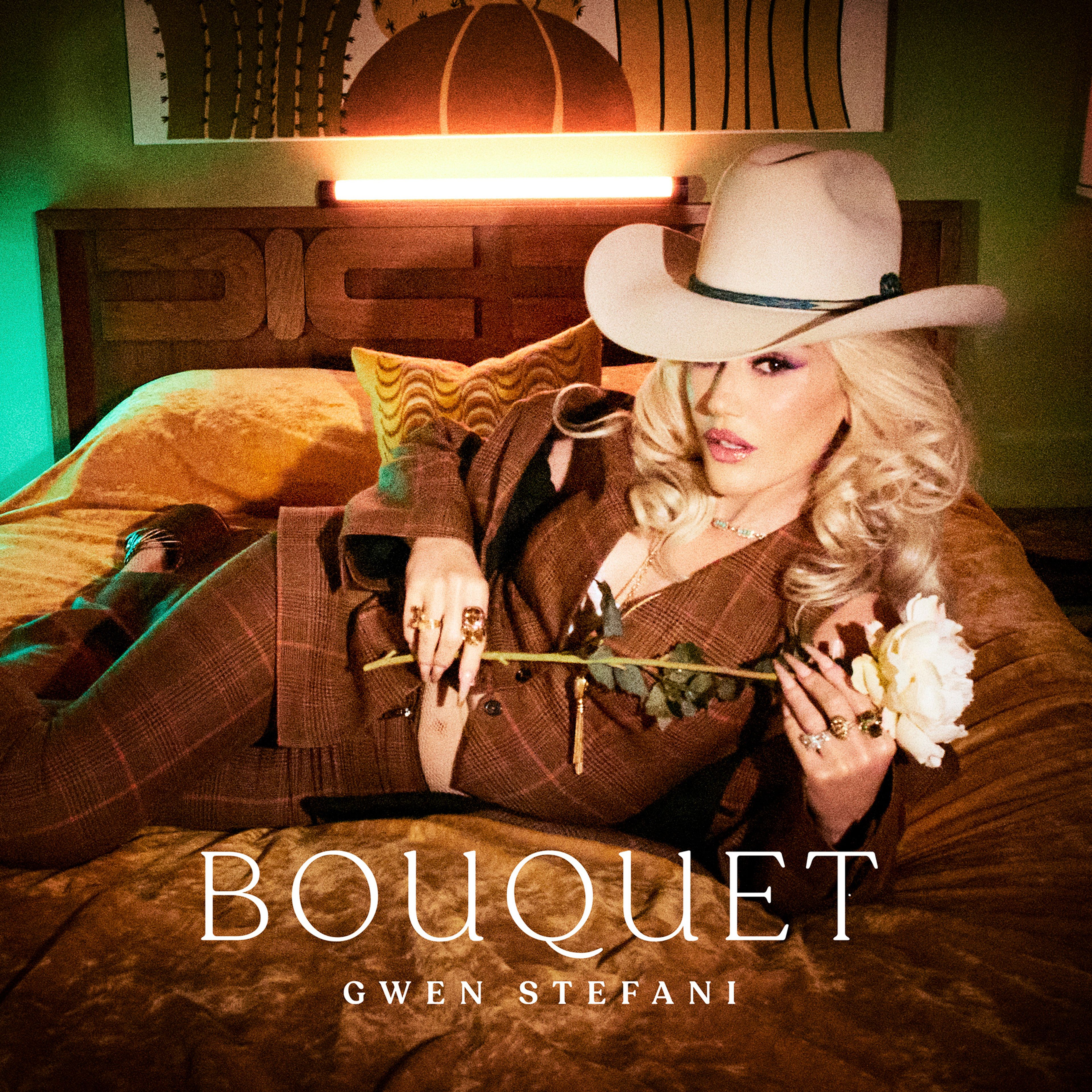 This album cover image released by Interscope Records shows "Bouquet" by Gwen Stefani. (Interscope Records via AP)