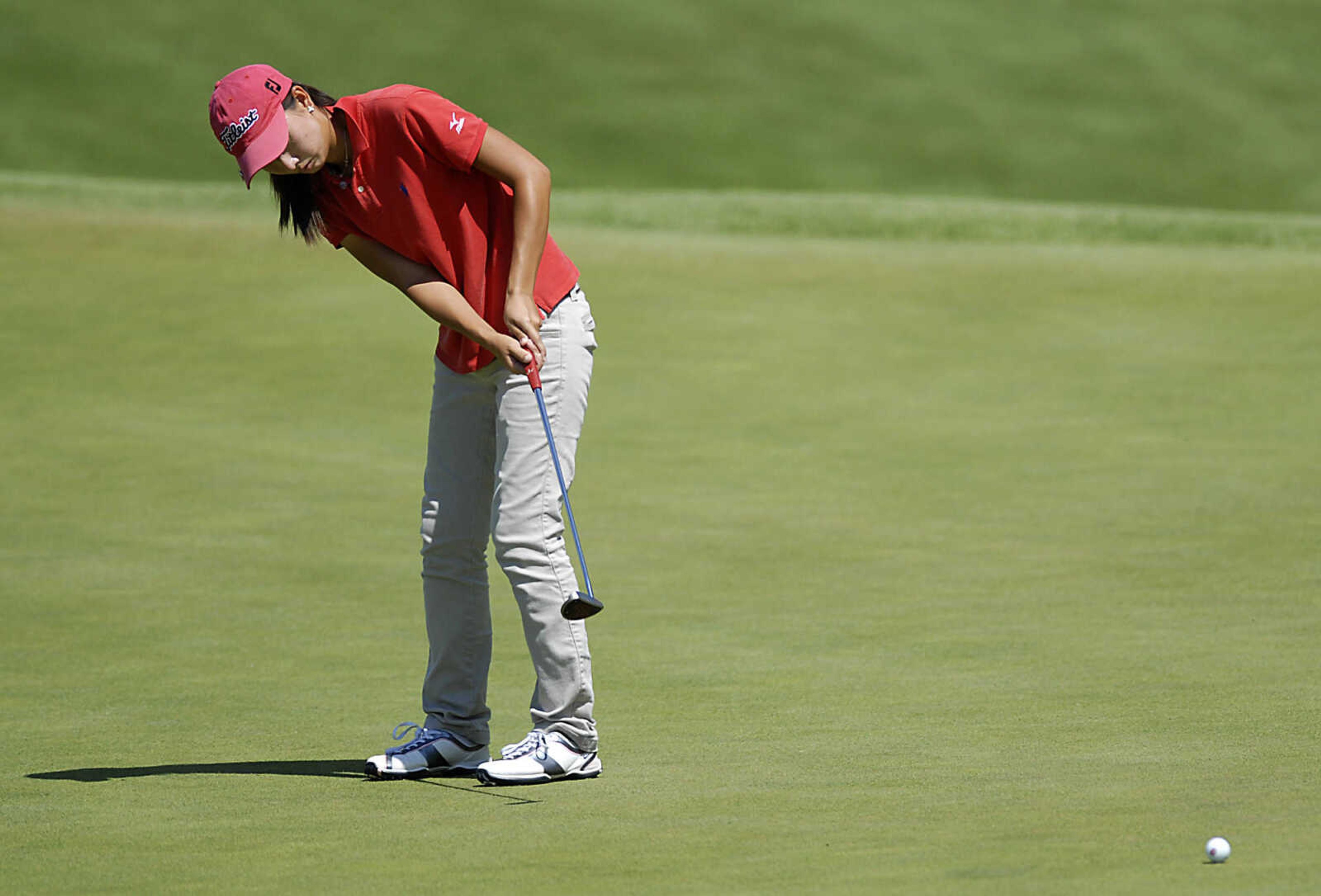 KIT DOYLE ~ kdoyle@semissourian.com
Doris Chen putts Friday, July 3, 2009, in the AJGA Rolex Tournament of Champions at Dalhousie Golf Club.