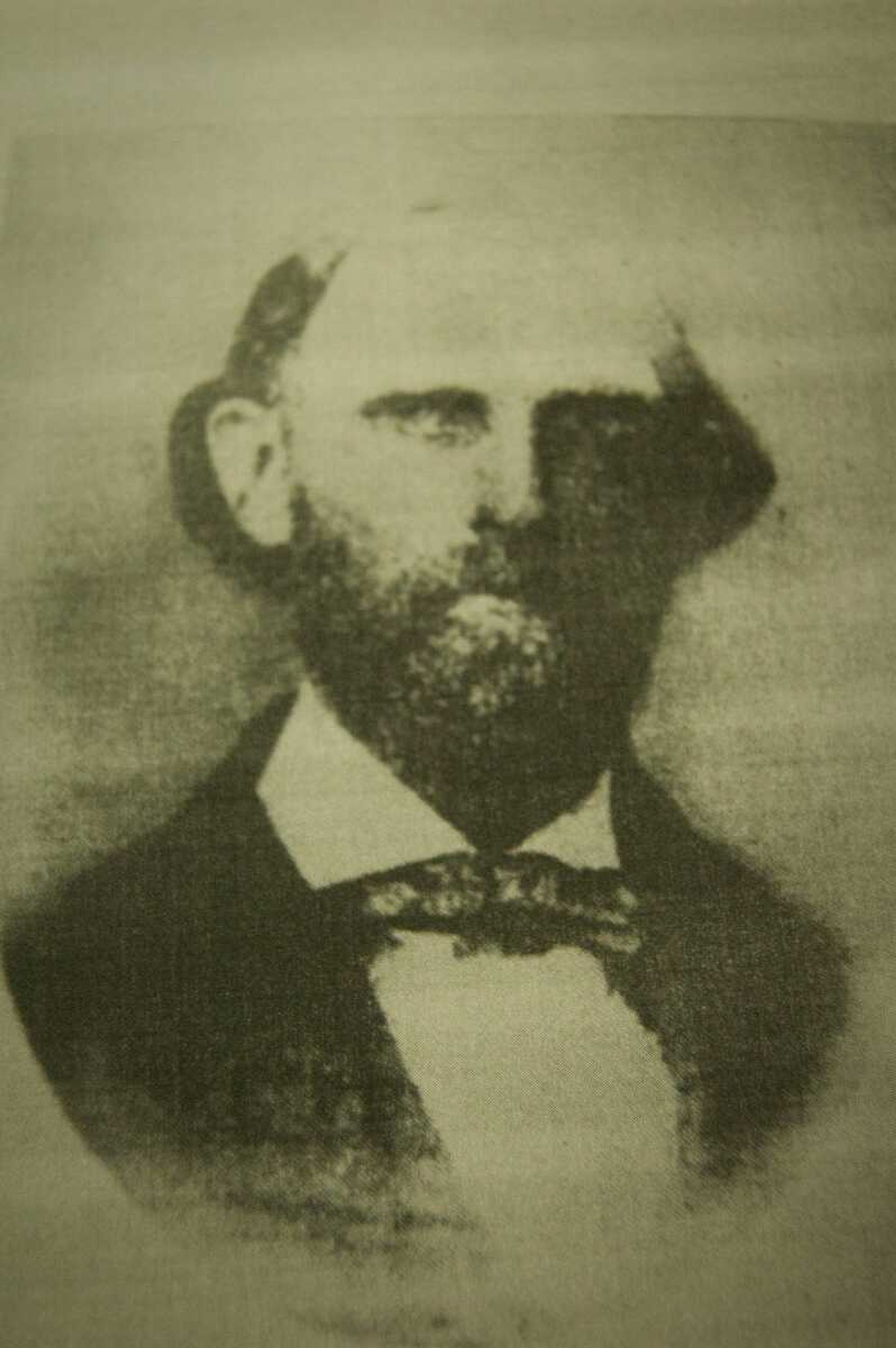 This is the only known photo of Robert Vinkler Richardson, who was killed on a cold, winter night in Clarkton, Mo., around 1870. (COREY NOLES ~ cnoles@dailystatesman.com)