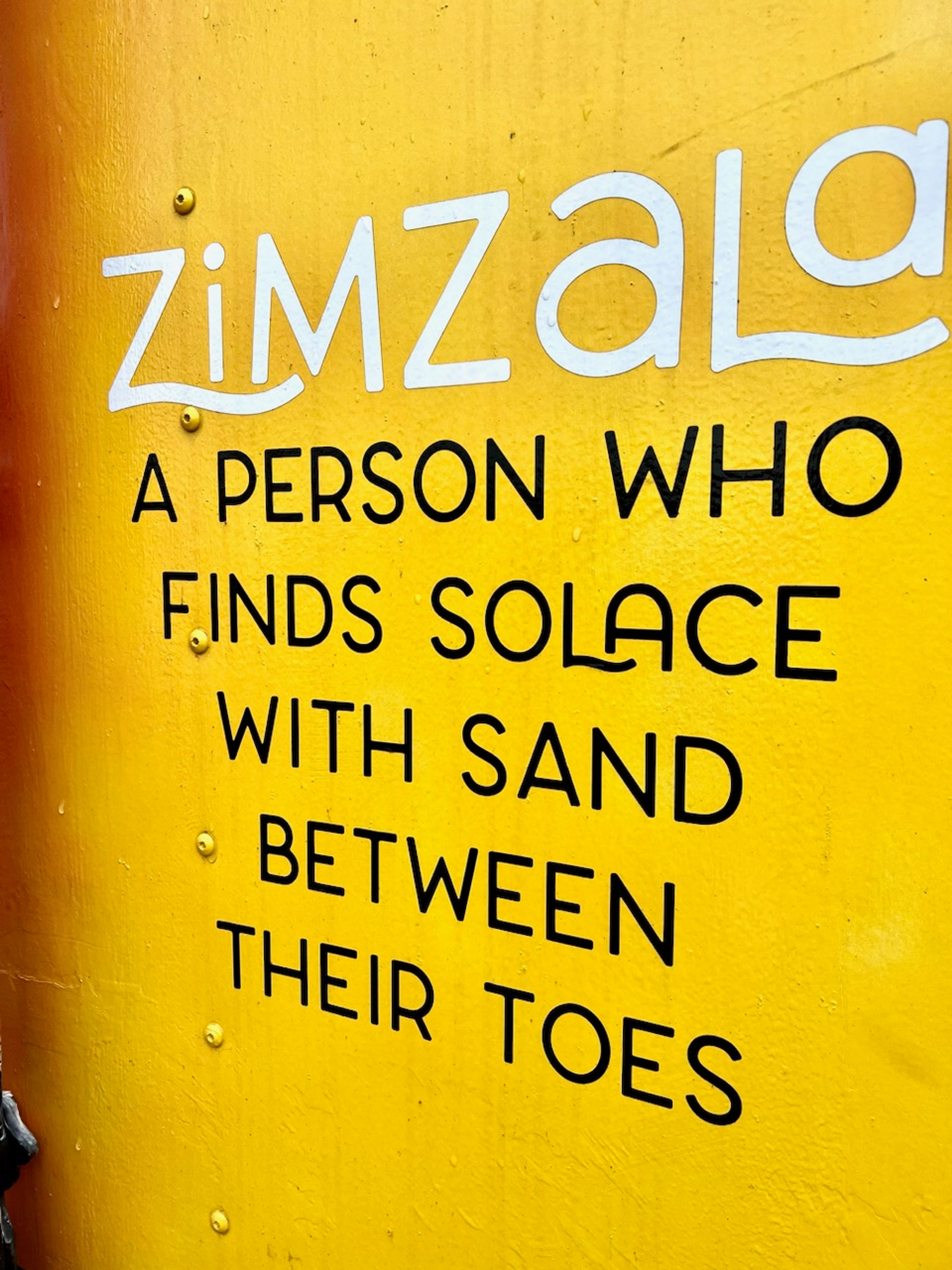 The Zimzala Vibes food truck name is an ode to owner Misty Thrower’s longing to return to the sand and sea.