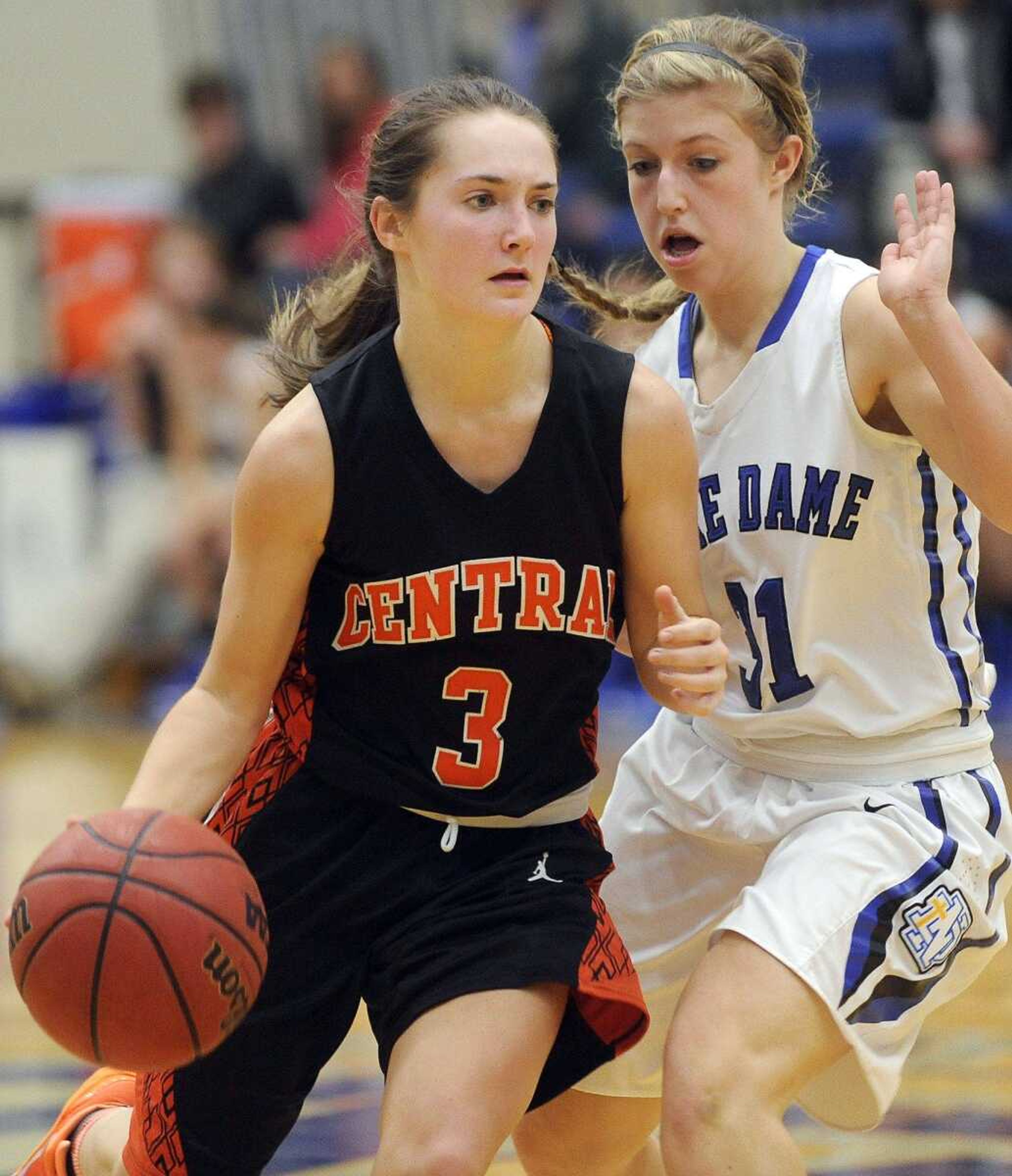 Central's Sydney Tollison is a returning starter this season for the Tigers. (Southeast Missourian file)