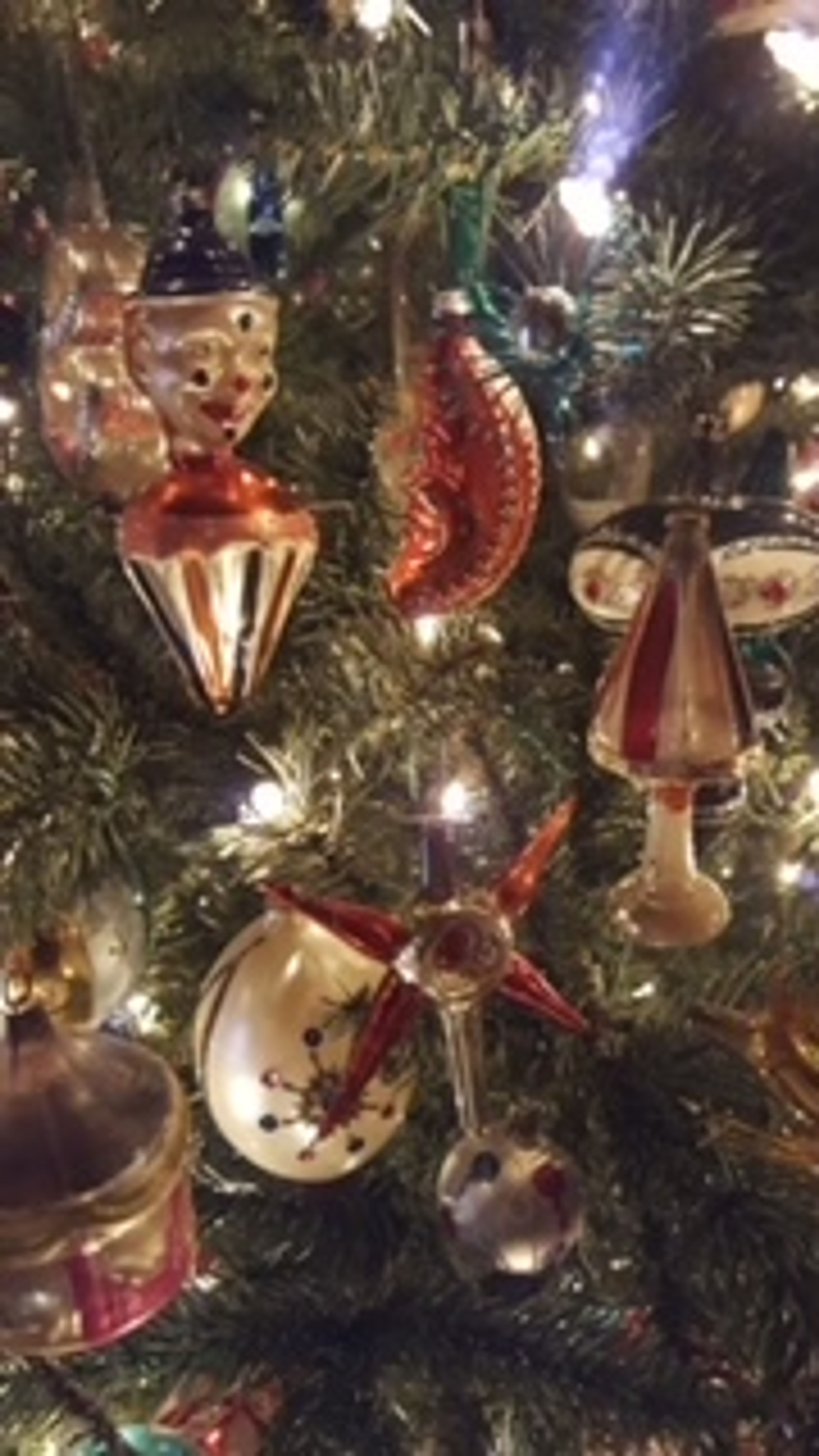 Elizabeth Buerck puts up two large Christmas trees each year, taking about 30-35 hours to put on her ornaments. 