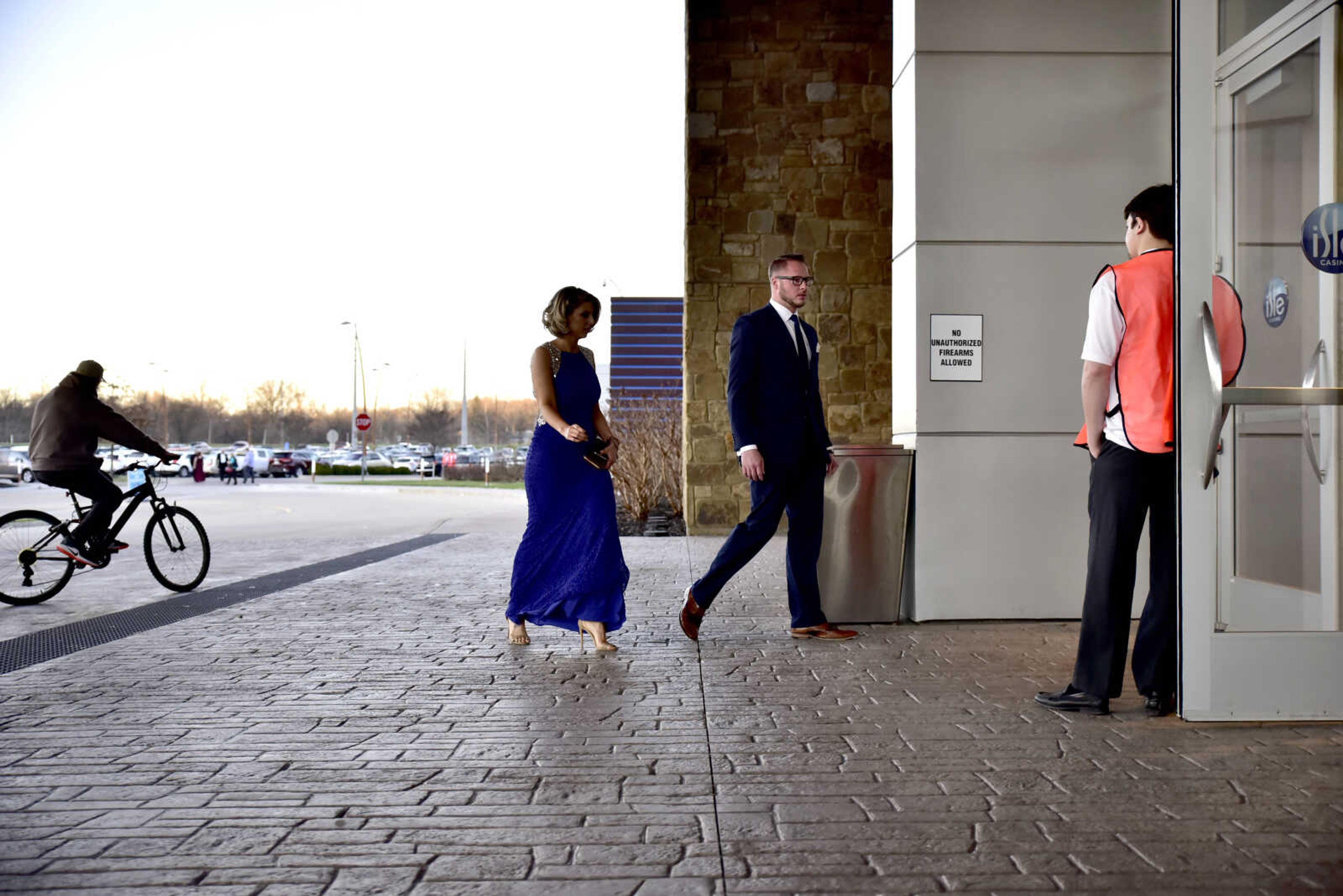 Guests arrive to the third annual Friends of Saint Francis Gala held at the Isle Casino on March 3, 2018, in Cape Girardeau.