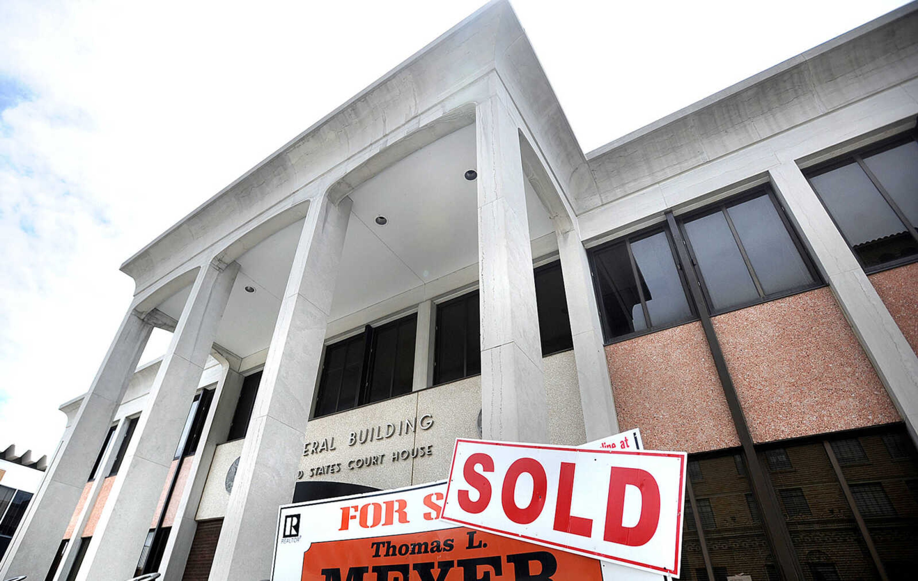 The former federal building at 339 Broadway in Cape Girardeau, as seen Wednesday is now under contract with Cape Girardeau City Councilman Joseph Uzoaru. (Laura Simon)