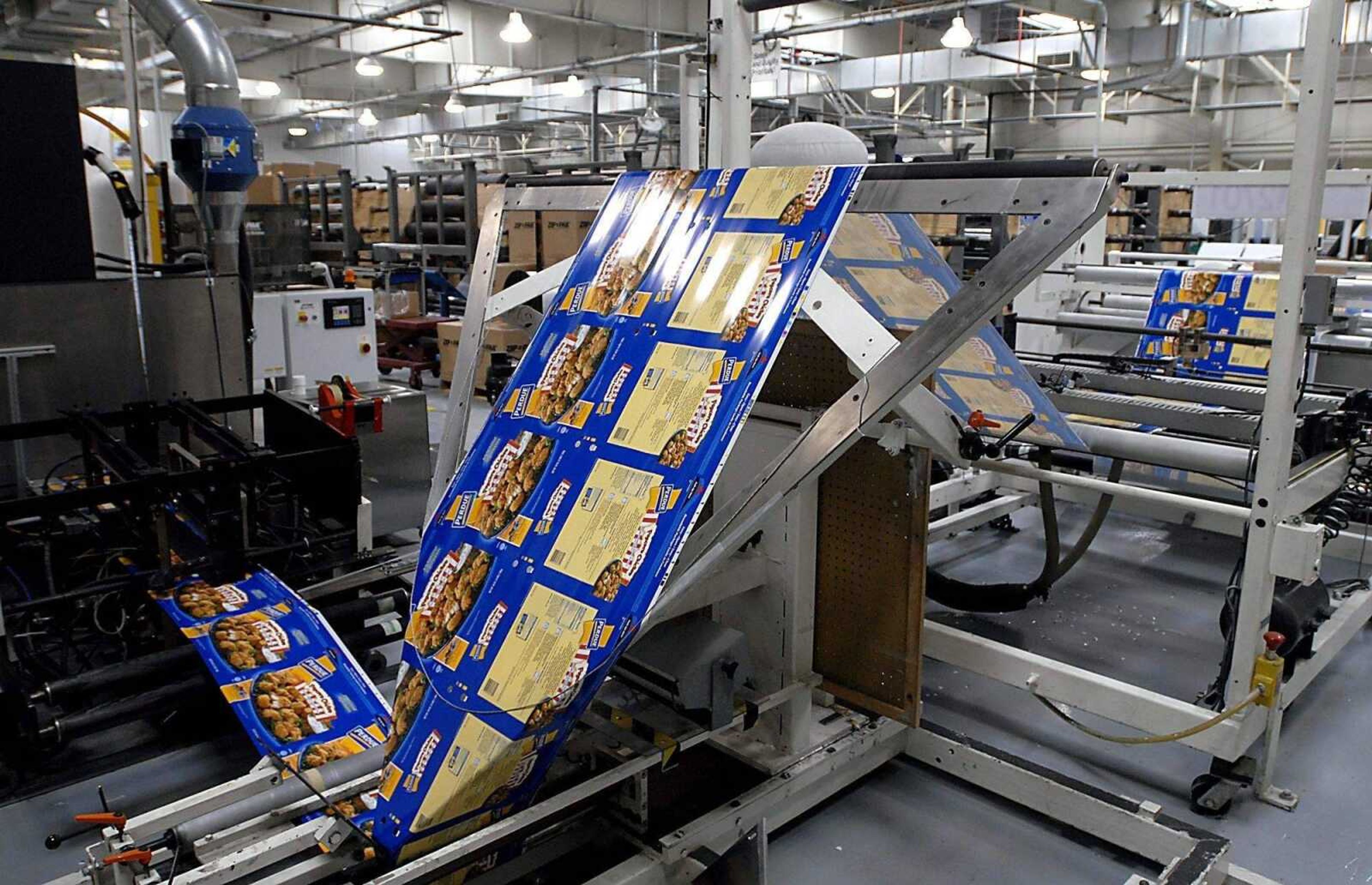 KIT DOYLE ~ kdoyle@semissourian.comPrinted and laminated plastics are converted into bags, pouches and other flexible packaging at Nordenia USA in Jackson.