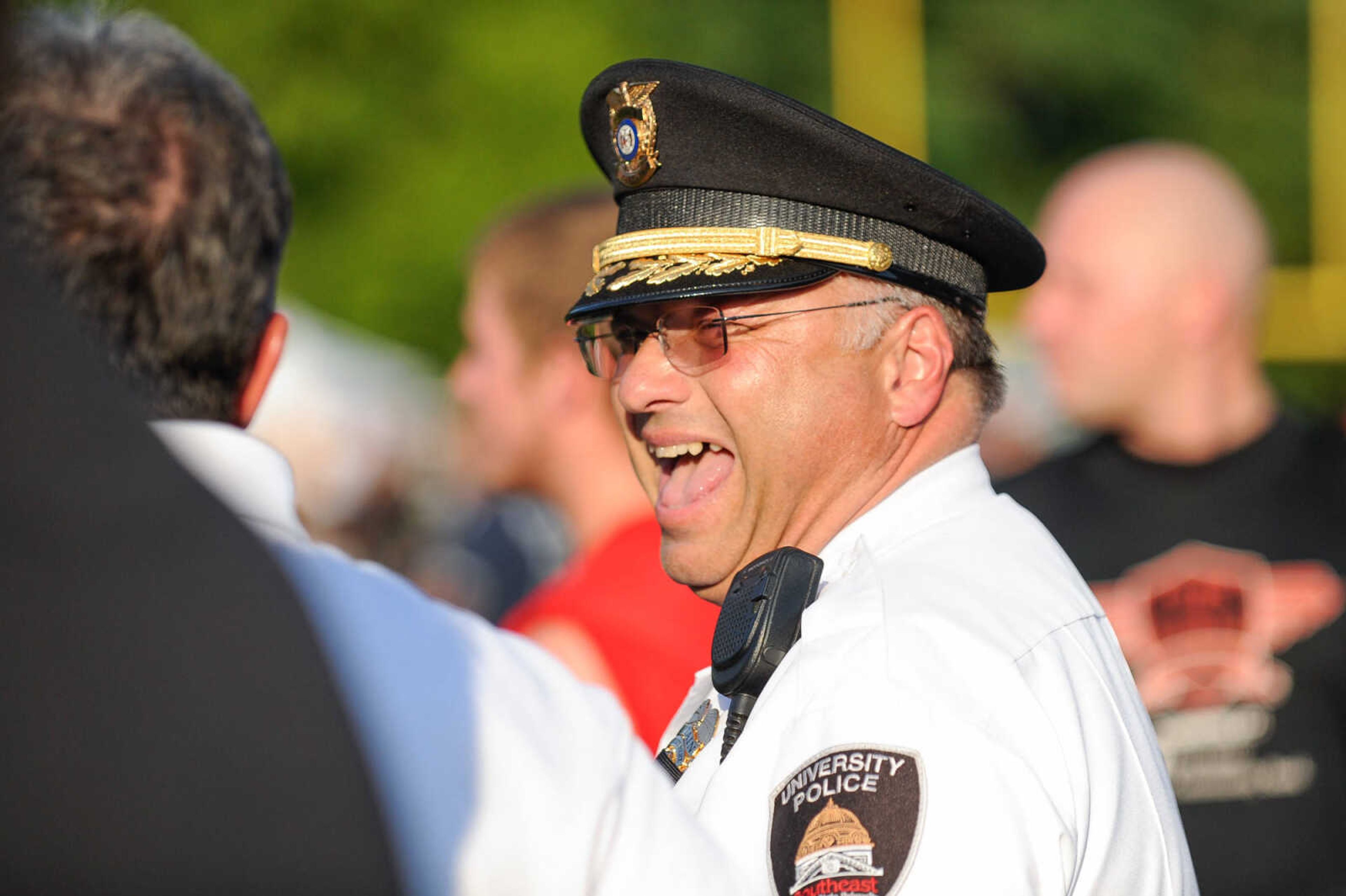 GLENN LANDBERG ~ glandberg@semissourian.com

The Cops and Hawks Bowl Thursday, July 21, 2016 at Houck Stadium. The flag-football game was a fundraiser for the family members of those who have lost their lives in the line of duty.