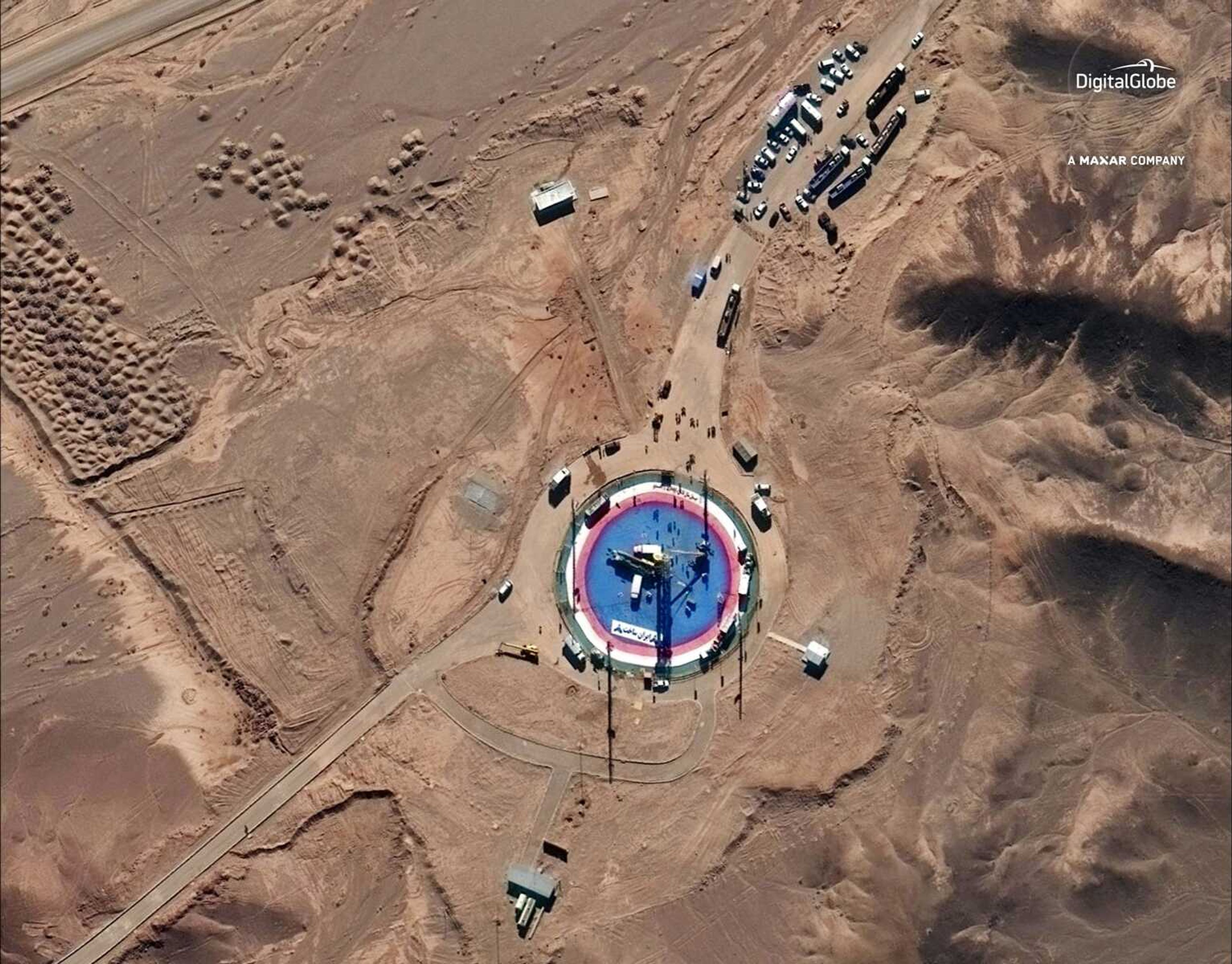 Satellite images released Thursday suggest Iran attempted a second satellite launch despite U.S. criticism its space program helps it develop ballistic missiles.