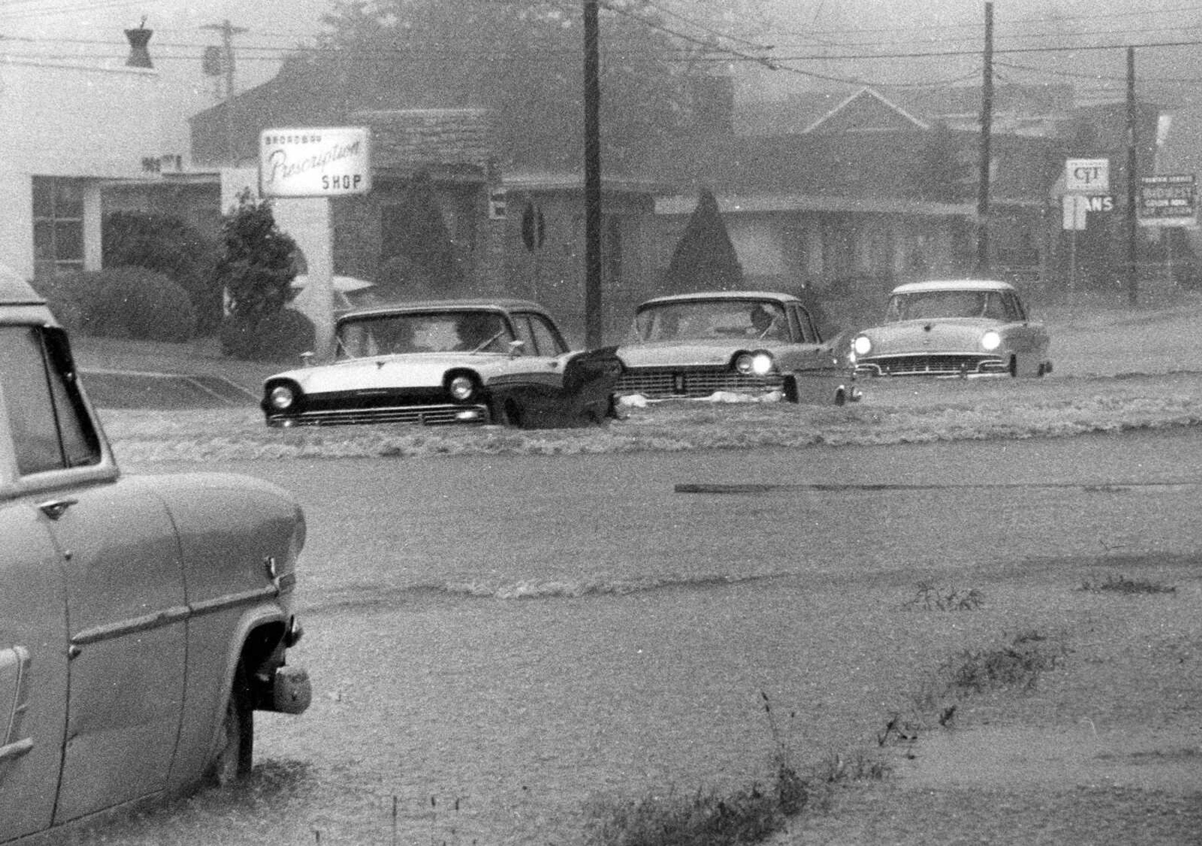 Traffic on Broadway, undated.