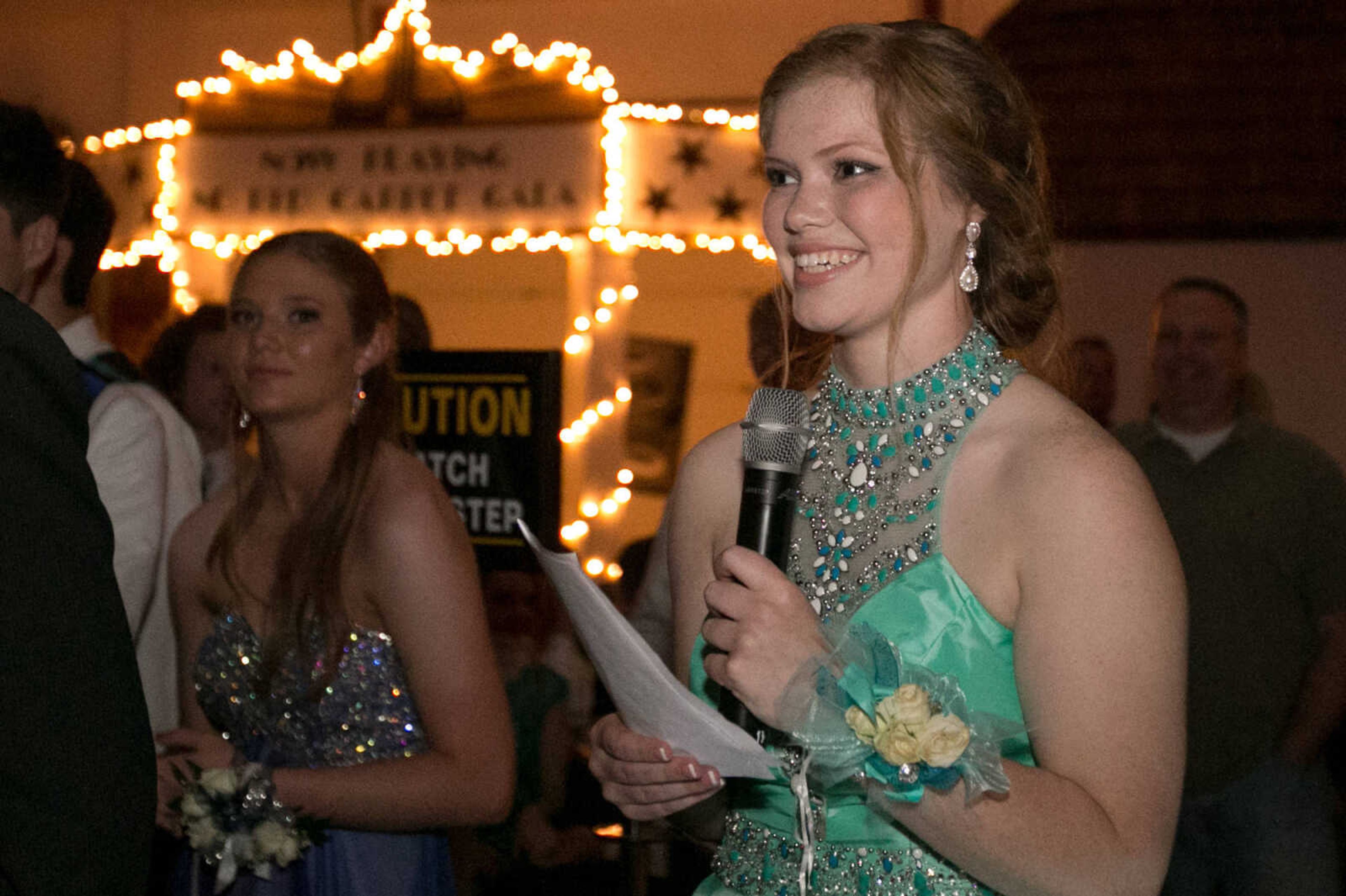 GLENN LANDBERG ~ glandberg@semissourian.com

Students take to the dance floor during the Notre Dame Regional High School prom, "Red Carpet Gala," Friday, April 29, 2016 at Bavarian Halle in Jackson.