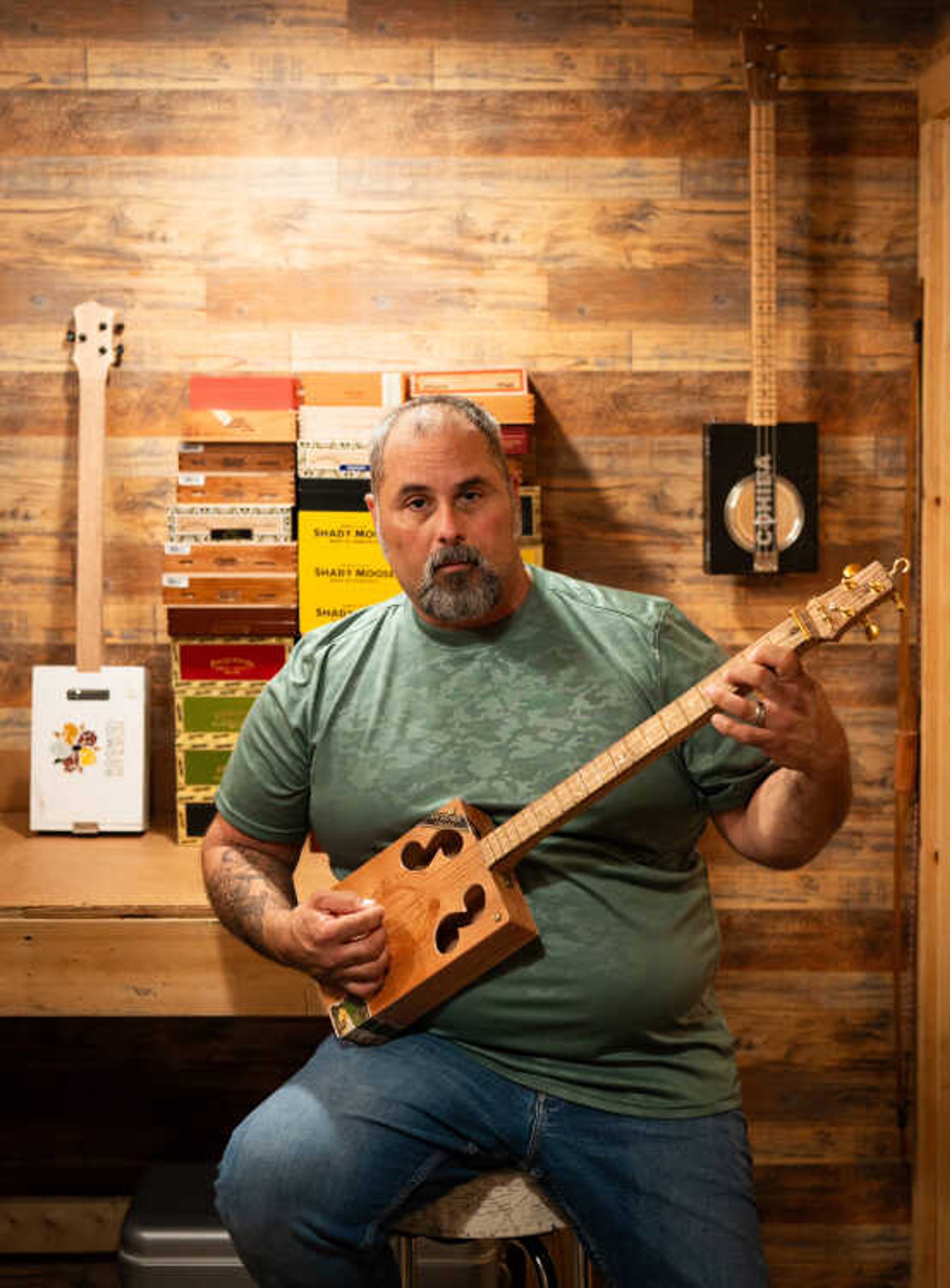 Outside the Office: Daniel Cook's journey from shop class to crafting unique cigar box guitars