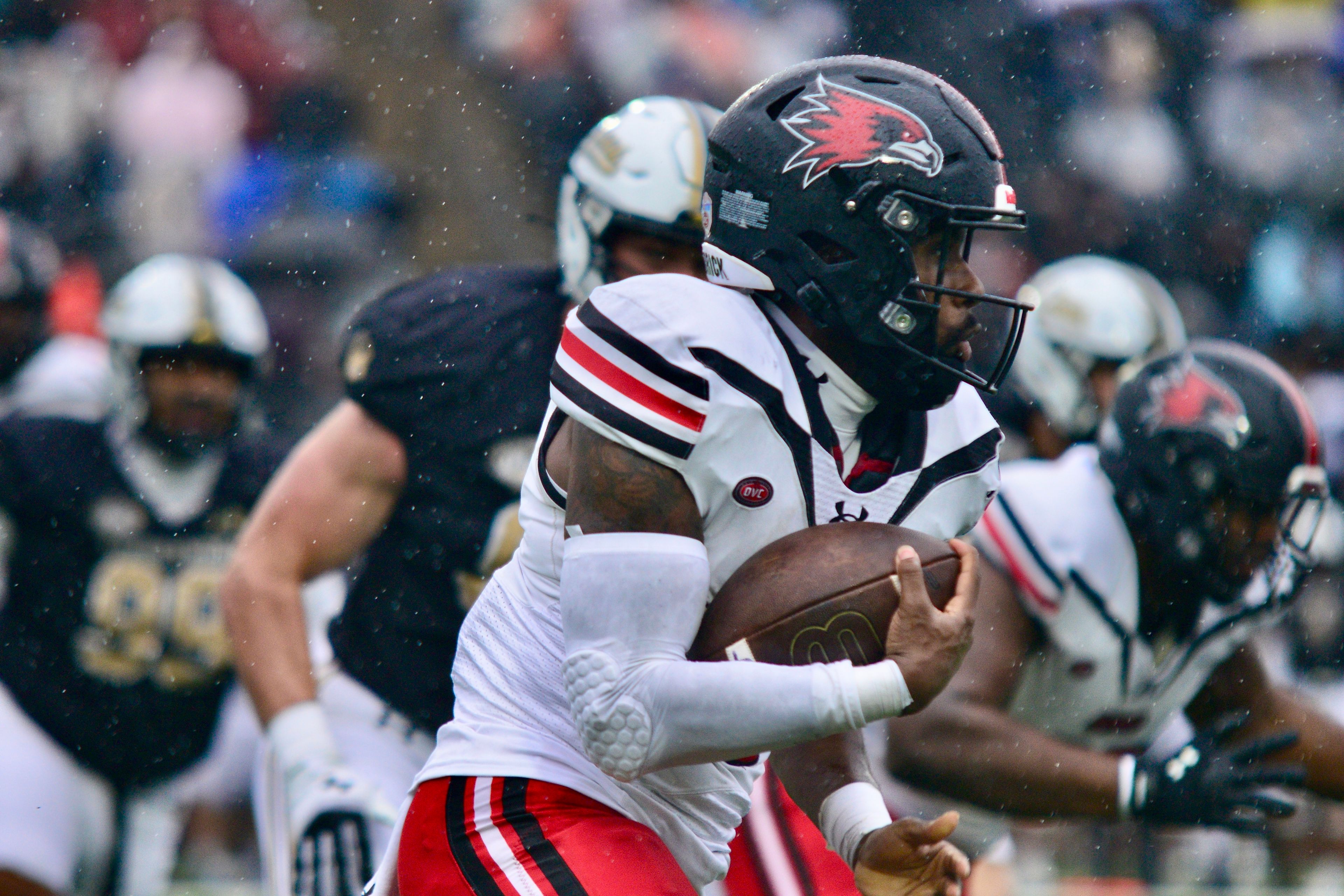 SEMO running back Darrell Smith carries the ball against Lindenwood on Saturday, Nov. 9, in St. Charles. 