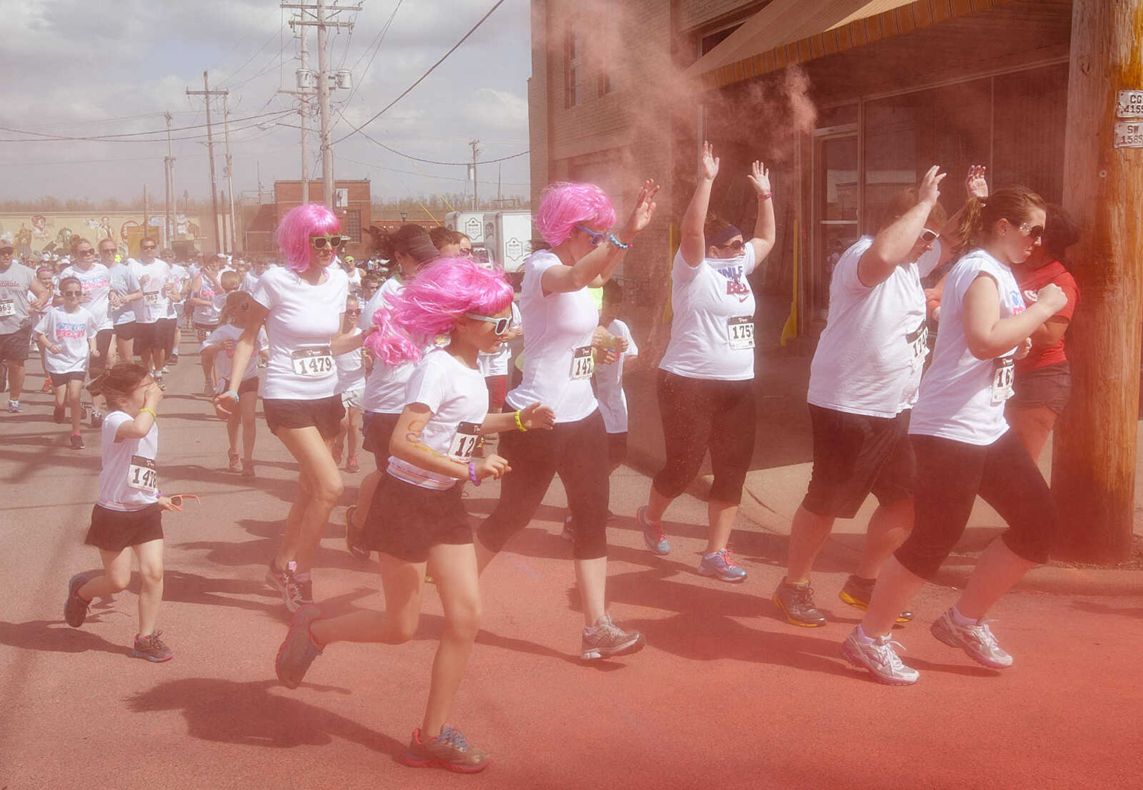 ADAM VOGLER ~ avogler@semissourian.com
The Color Me Cape 5k Saturday, April 12, in Cape Girardeau.