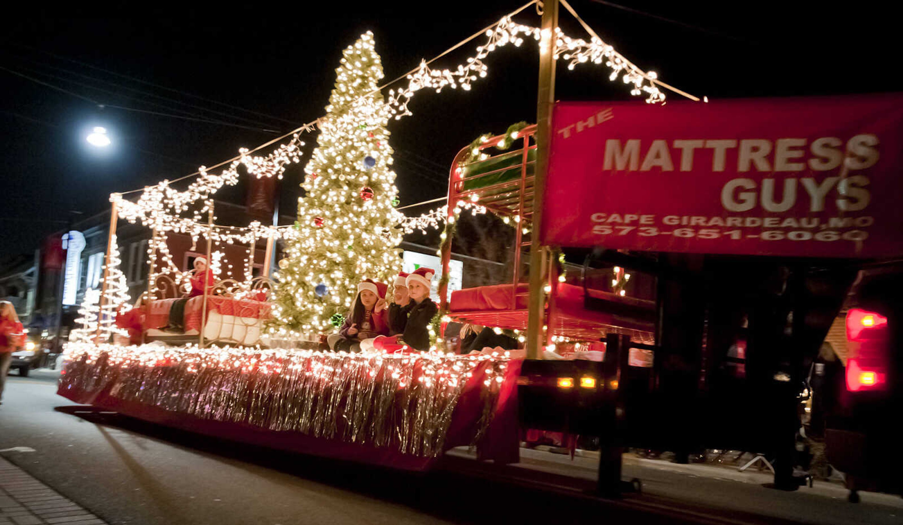 The 22nd Annual Parade of Lights Sunday, Dec. 1, in Cape Girardeau. The parade started at Capaha Park making its way down Broadway and Main Street. The theme for this year's parade was ŇChristmas Fun for Everyone.Ó