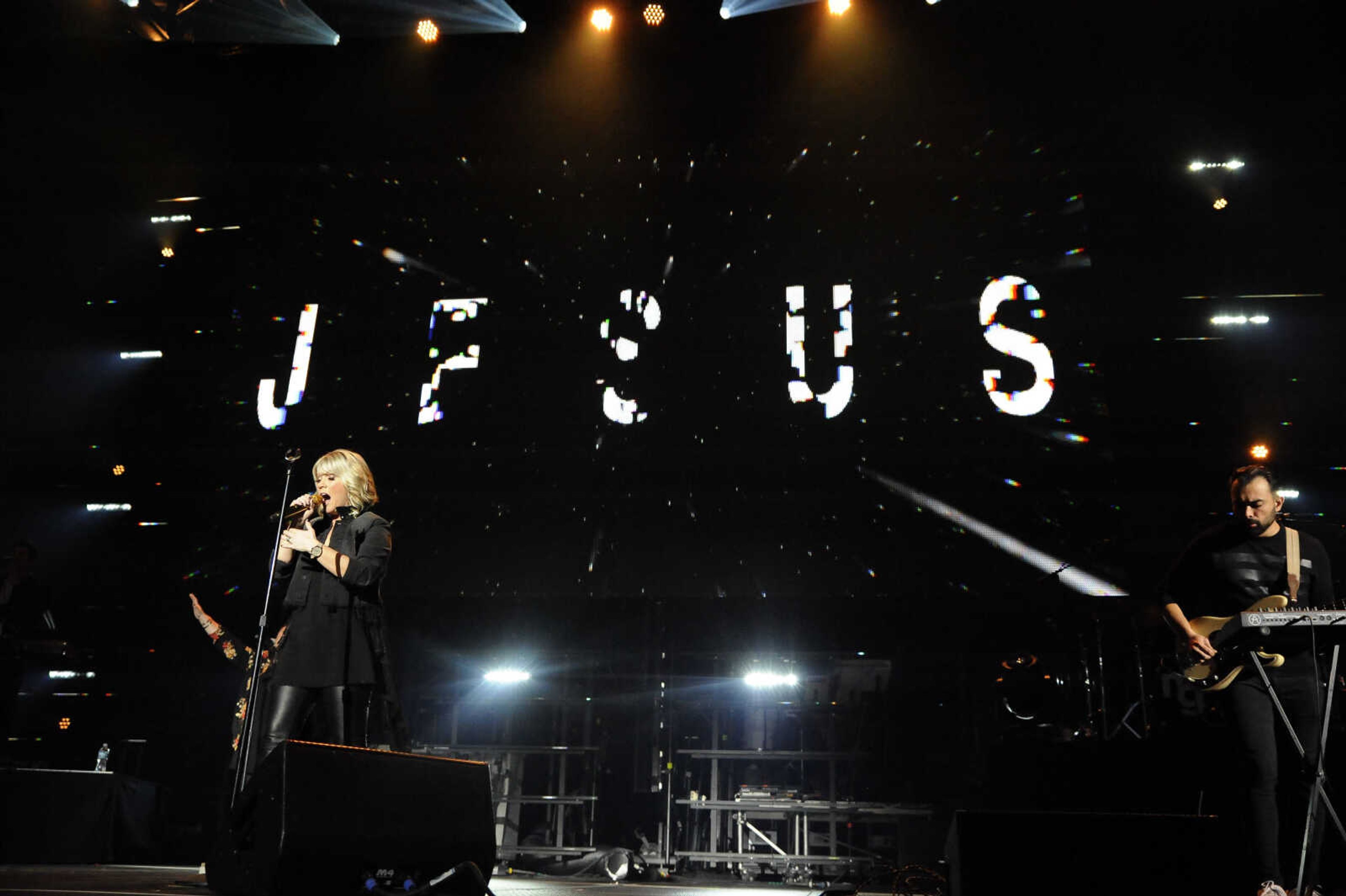 Natalie Grant performs during The Roadshow on Thursday, Feb. 22, 2018, at the Show Me Center in Cape Girardeau.