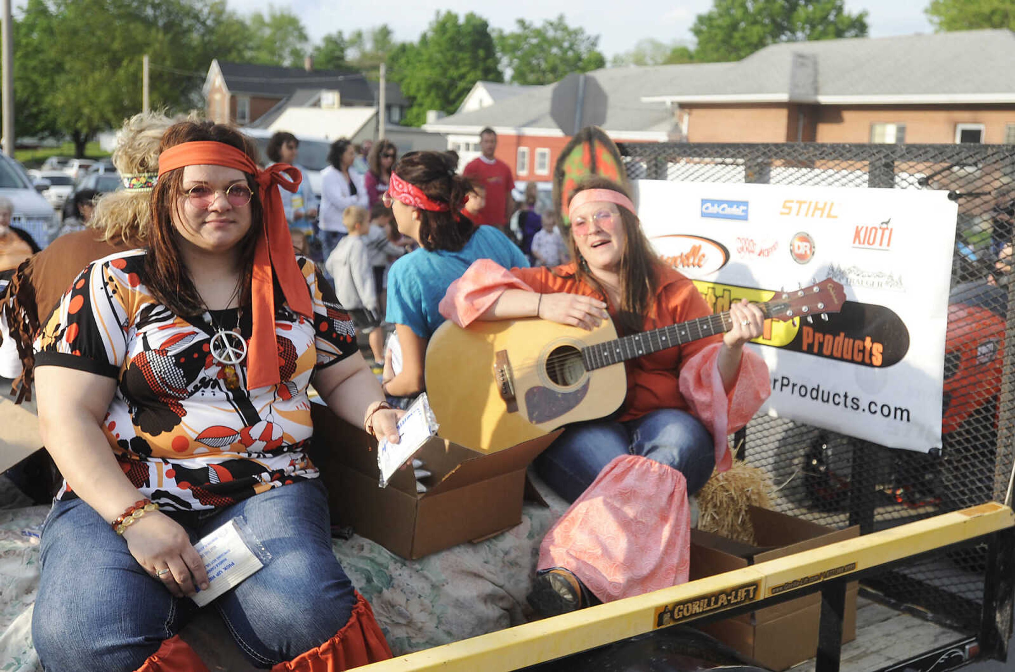 The Perryville Mayfest Parade Friday, May 10, in Perryville, Mo. This year's Mayfest theme is Peace, Love, Perryville Mayfest.