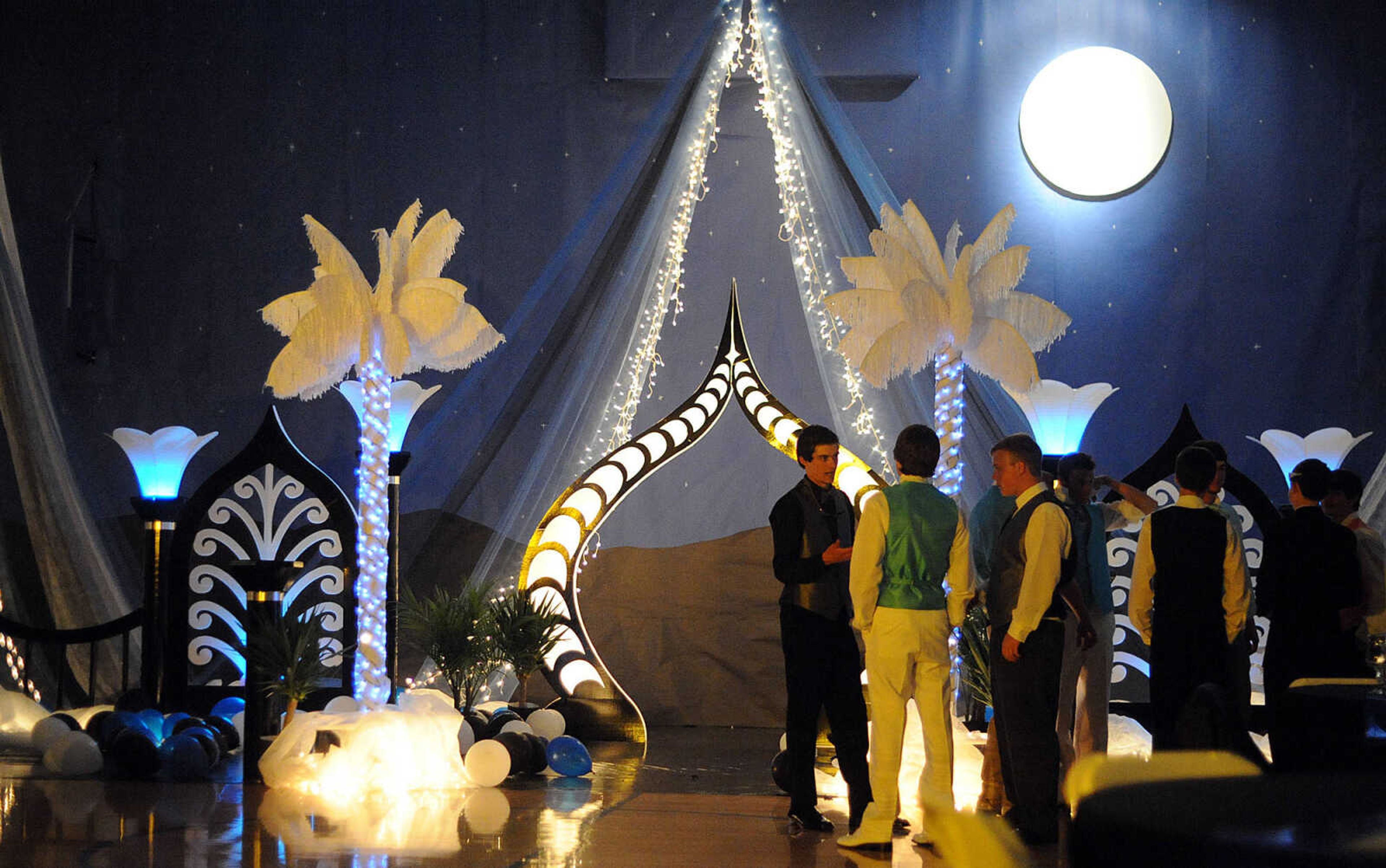 LAURA SIMON ~ lsimon@semissourian.com

Oran High School held its prom Saturday night, April 12, 2014, inside the school's gymnasium.