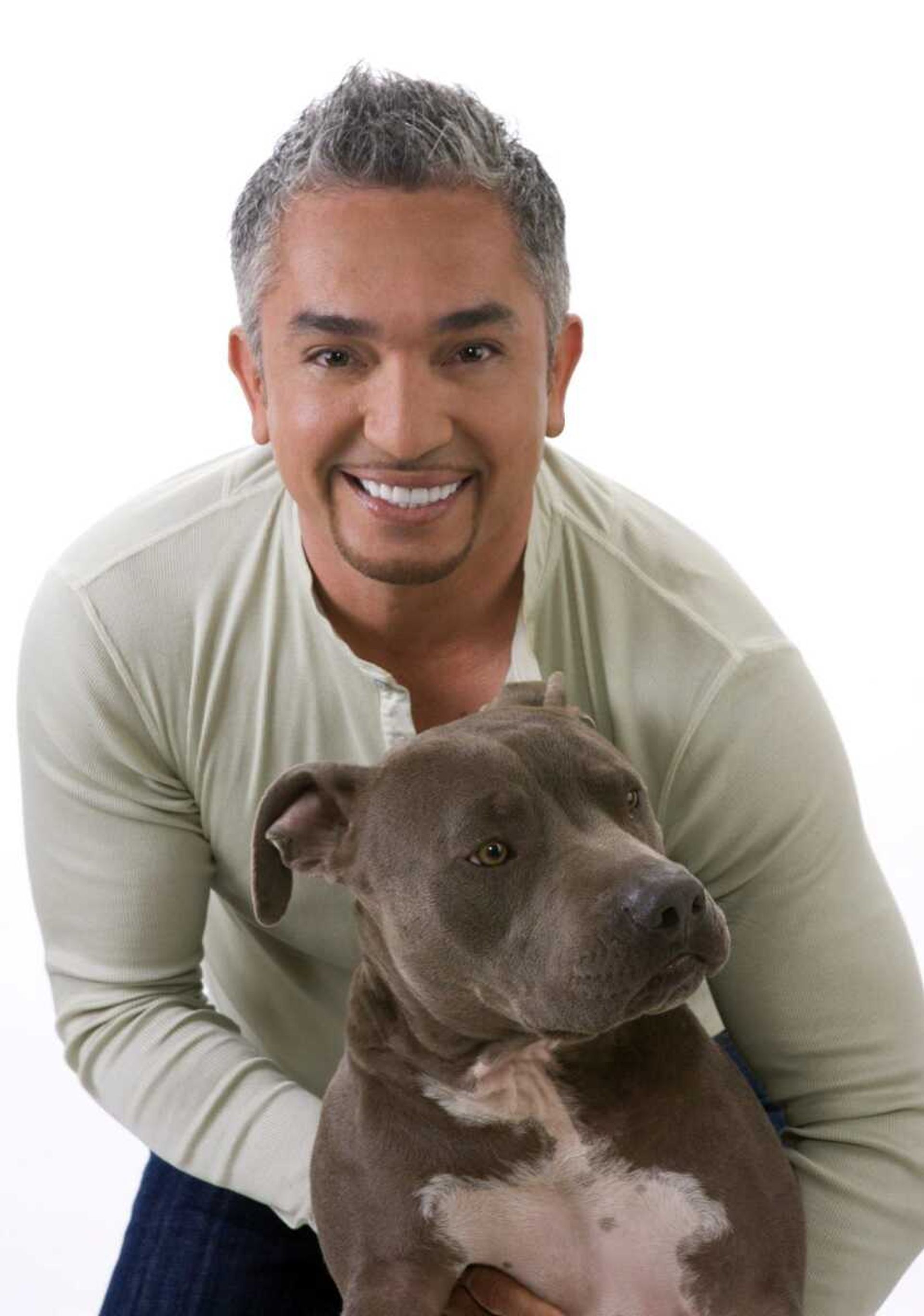 Show host Cesar Millan with his dog Junior. (Cesarsway.com)