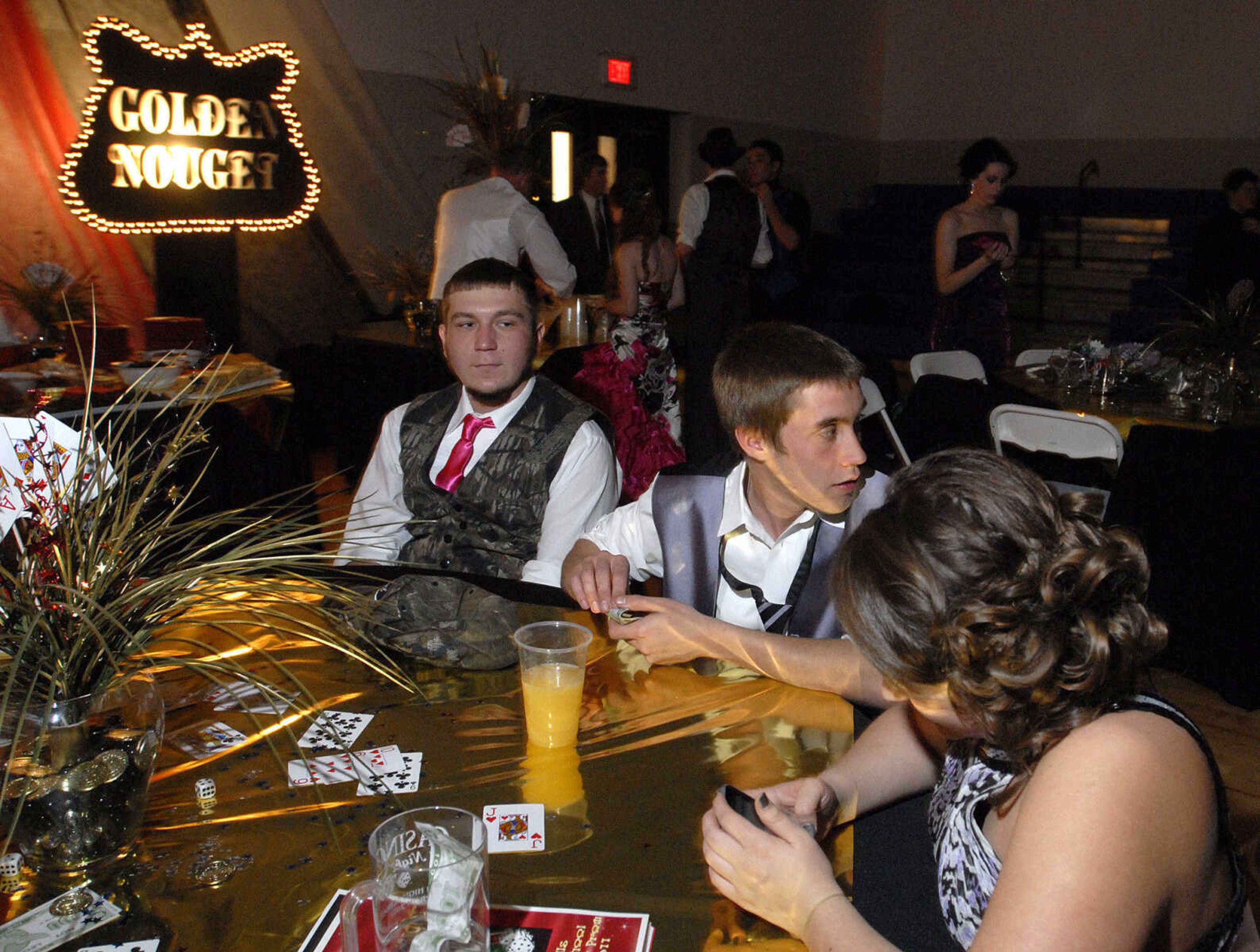 LAURA SIMON~lsimon@semissourian.com
Oran High School "Casino Night" prom Saturday, April 2, 2011 in Oran.