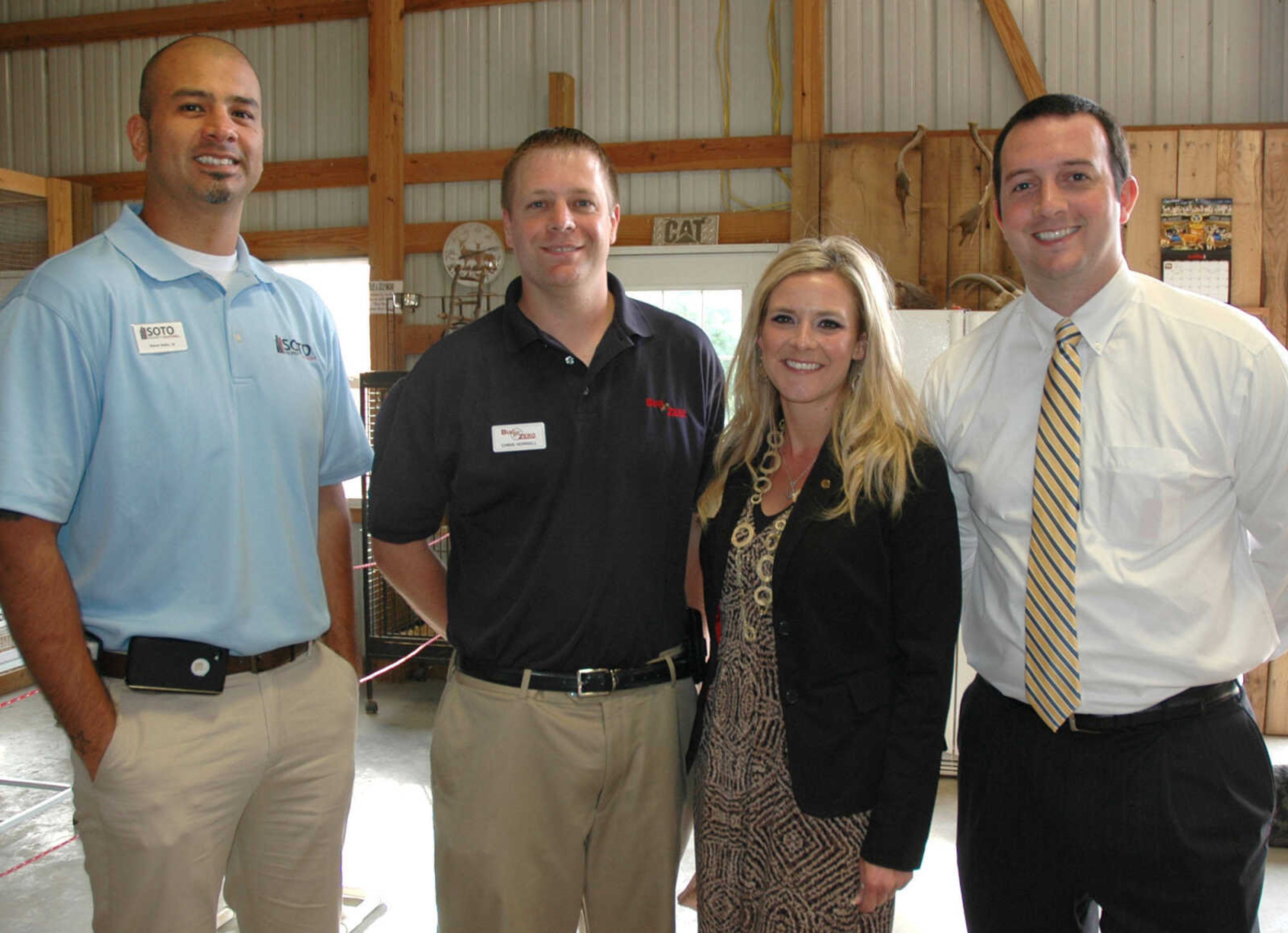 Dave Soto Jr., Chris Horrell, Jeanne Churchill and Garrett Ozbun