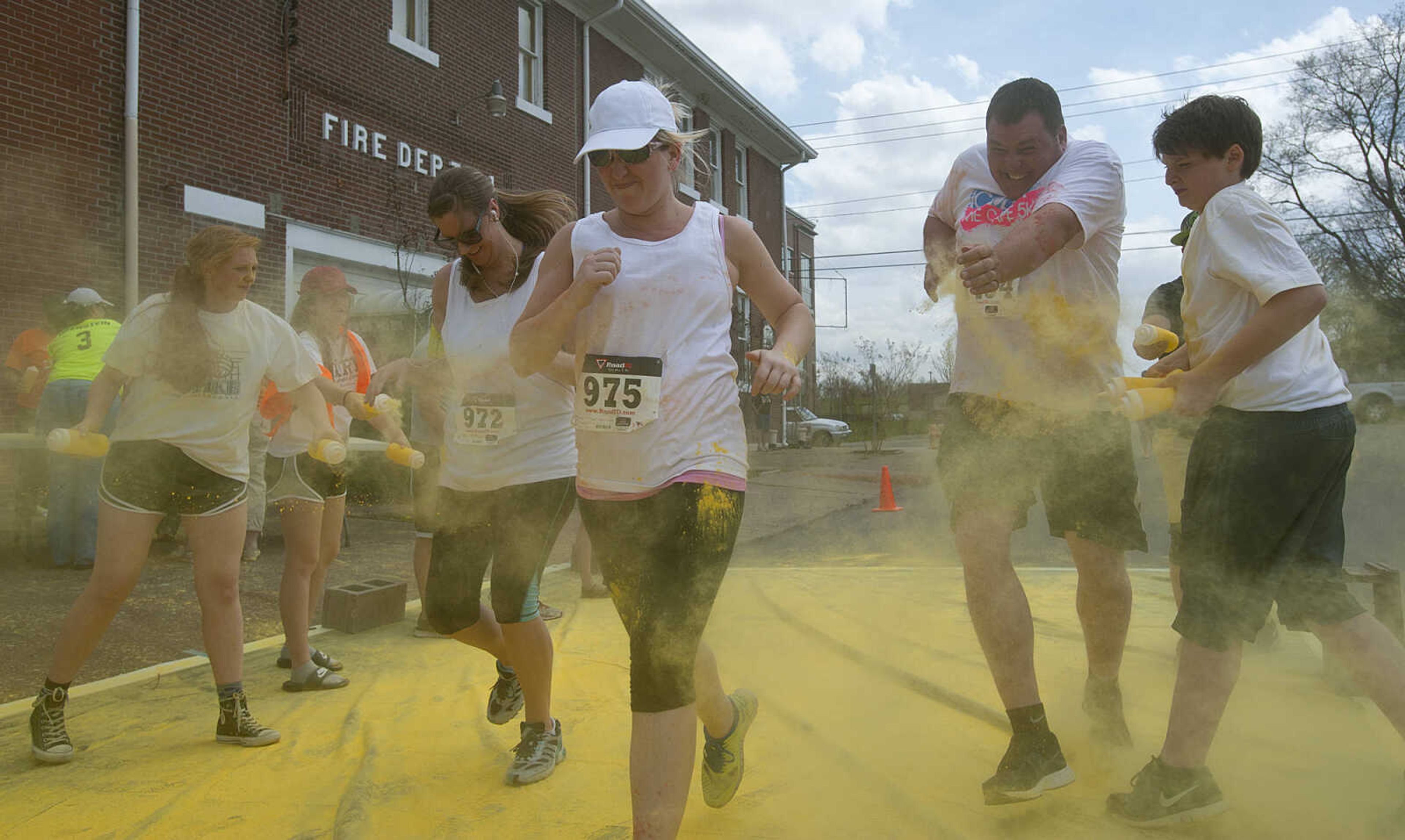 ADAM VOGLER ~ avogler@semissourian.com
The Color Me Cape 5k Saturday, April 12, in Cape Girardeau.