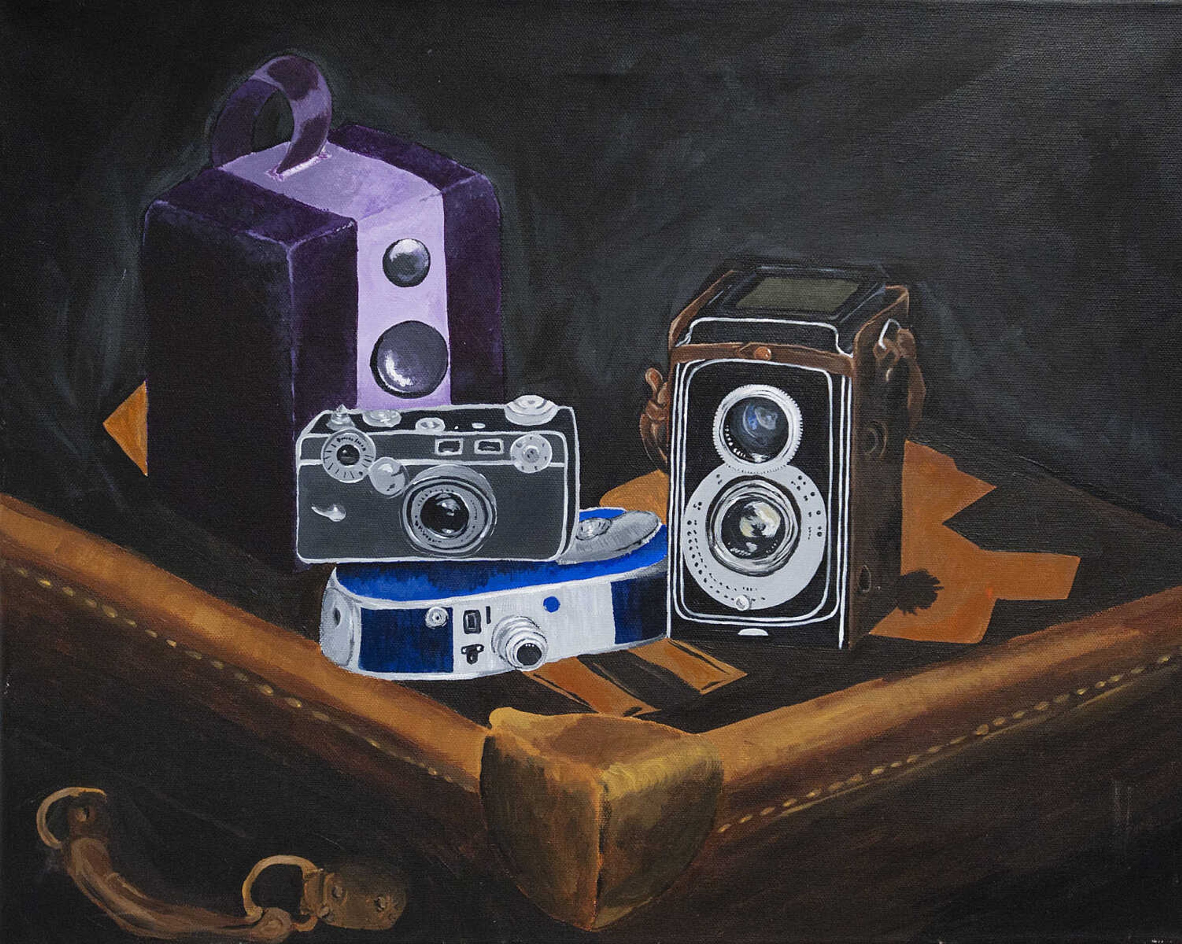 "Four of a Kind," by Kelsey Payne, from Jackson High School, hangs in the the Crisp Museum as part of the 36th annual High School Art Exhibition Sunday, Feb. 9, at the River Campus.