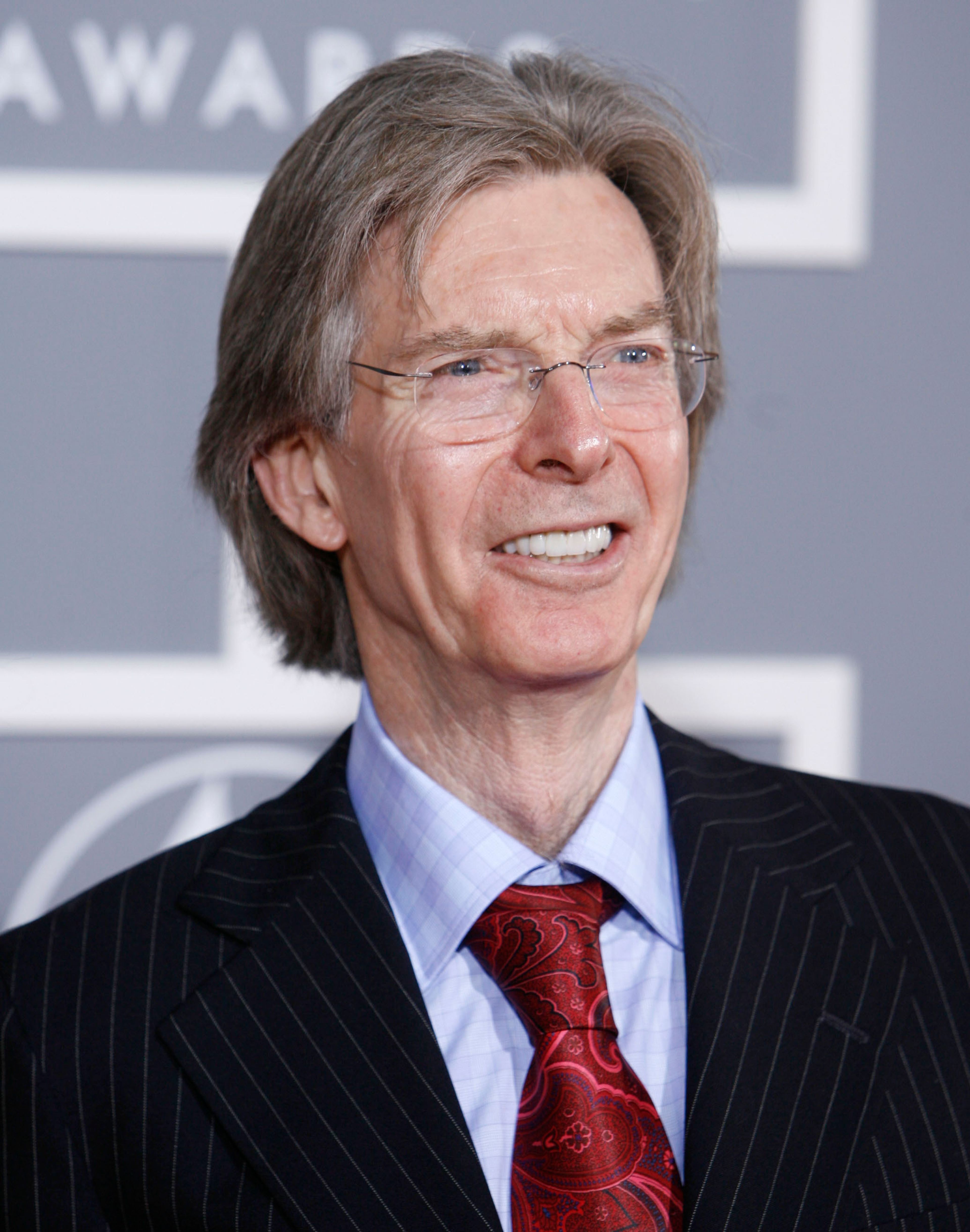 FILE - Phil Lesh of the Grateful Dead arrives for the 49th Annual Grammy Awards on Sunday, Feb. 11, 2007, in Los Angeles. Lesh, a founding member of the Grateful Dead, died Friday, Oct. 25, 2024, at age 84. (AP Photo/Matt Sayles, File)