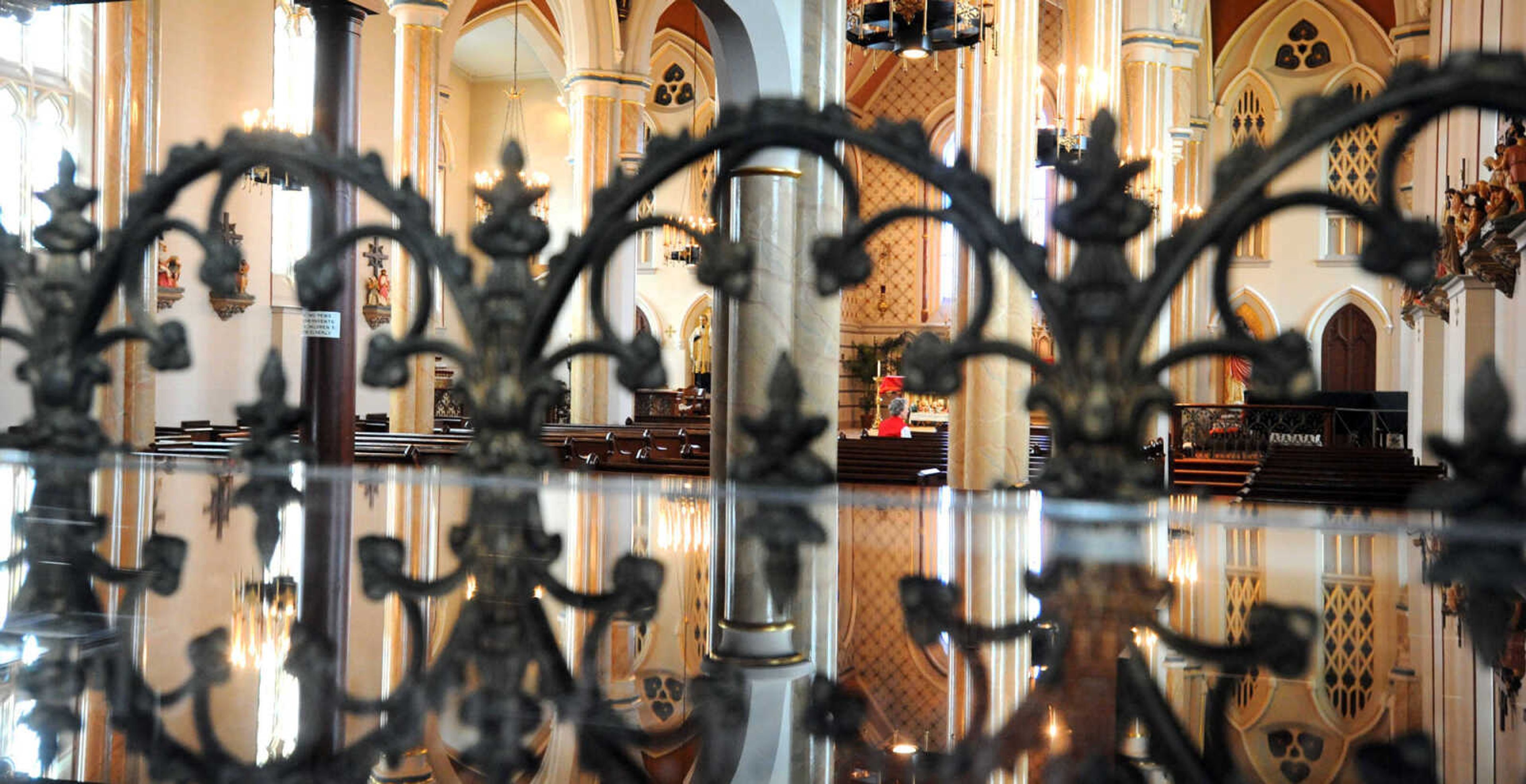 LAURA SIMON ~ lsimon@semissourian.com

The interior of Old St. Vincent's Catholic Church is seen Monday, March 30, 2015, in Cape Girardeau.