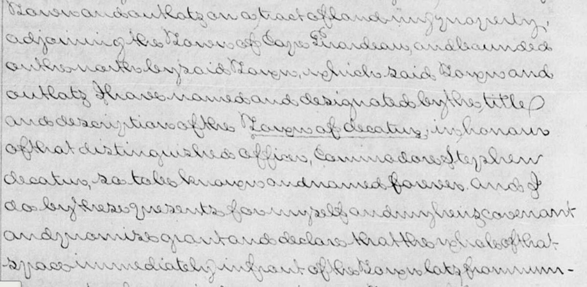 John Risher establishes Decatur