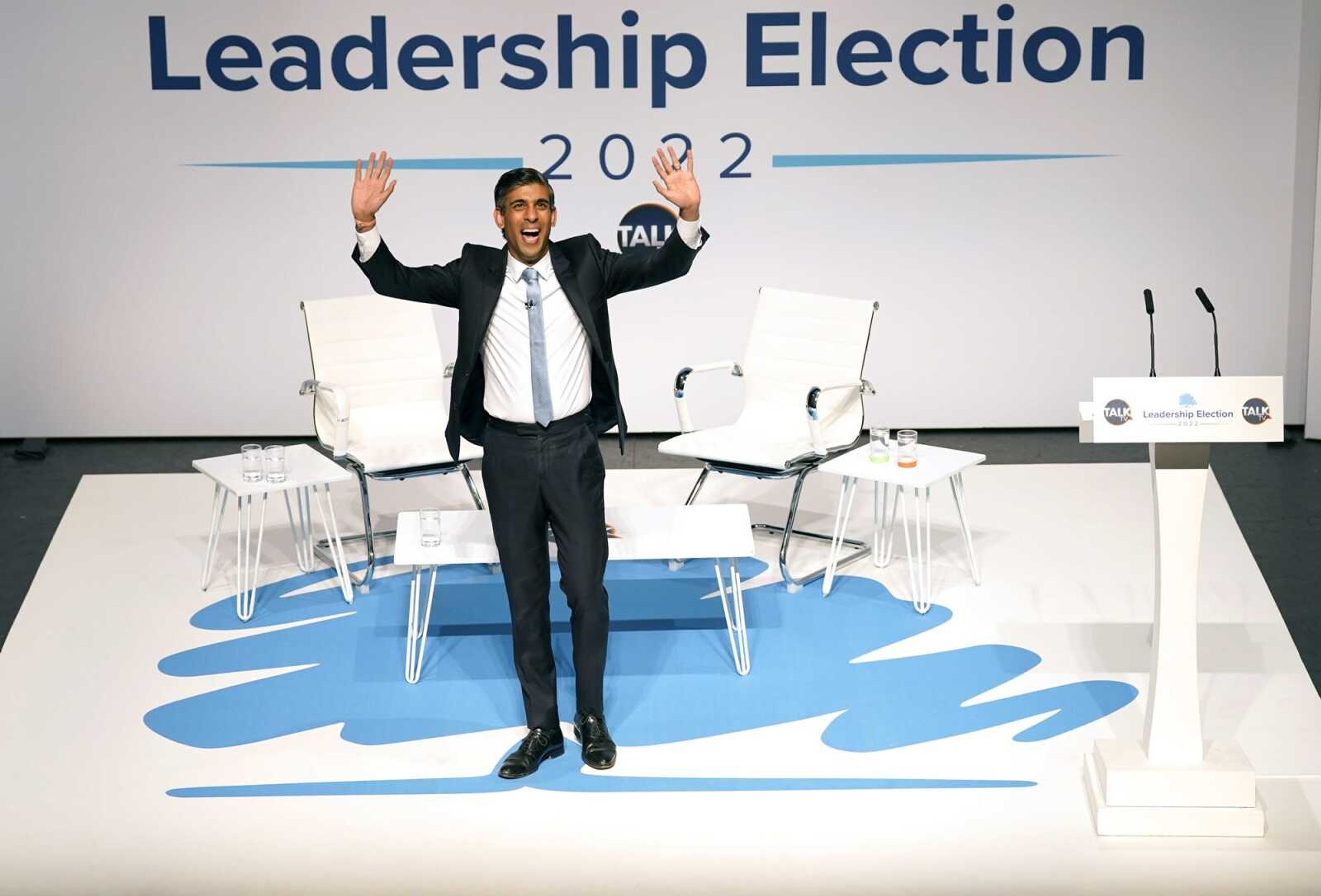 Rishi Sunak during a hustings event Tuesday in Darlington, England, as part of the campaign to be leader of the Conservative Party and the next prime minister. While inflation and recession fears weigh heavily on the minds of voters, another issue is popping up in political campaigns from the U.K. and Australia to the U.S. and beyond: the "China threat." The two finalists vying to become Britain's next prime minister, Liz Truss and Sunak, clashed in a televised debate last month over who would be toughest on China.