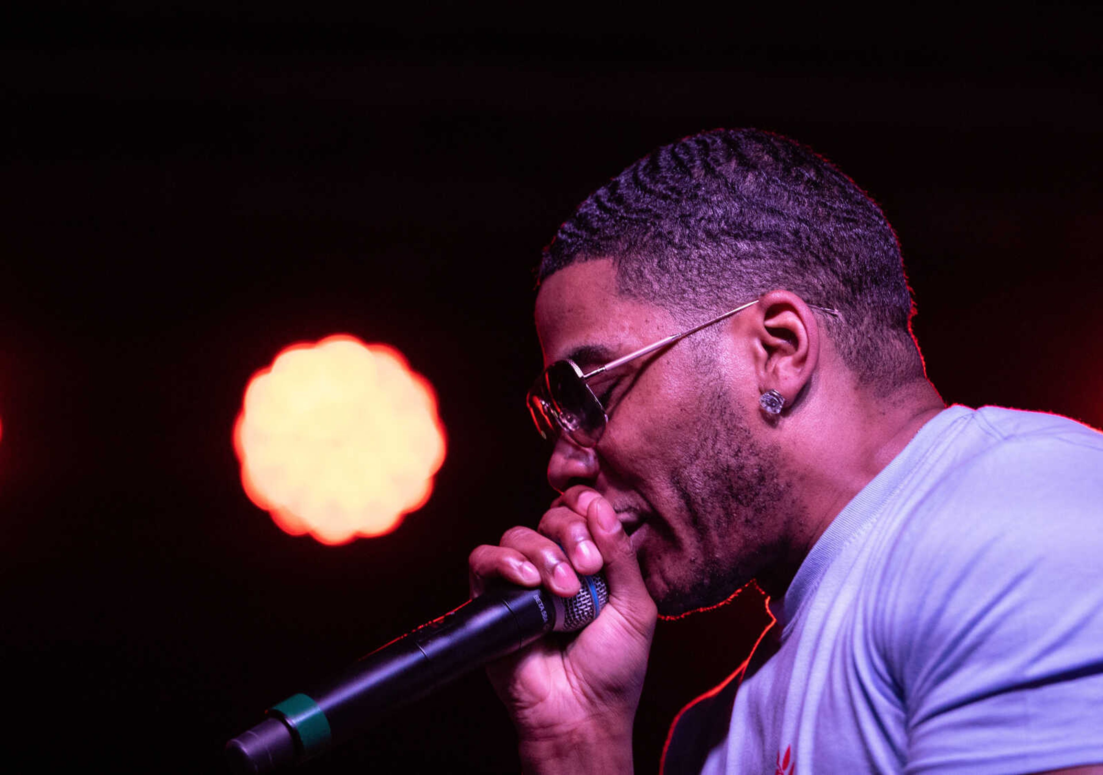 St. Louis native Nelly performs Wednesday, Aug. 5, 2020 at the Sikeston Jaycee Bootheel Rodeo.