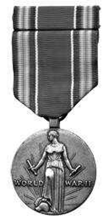 The World War II Victory Medal was awarded to those who served between Dec. 7, 1941 and Dec. 31, 1946. (Submitted by Sandy Riehn).