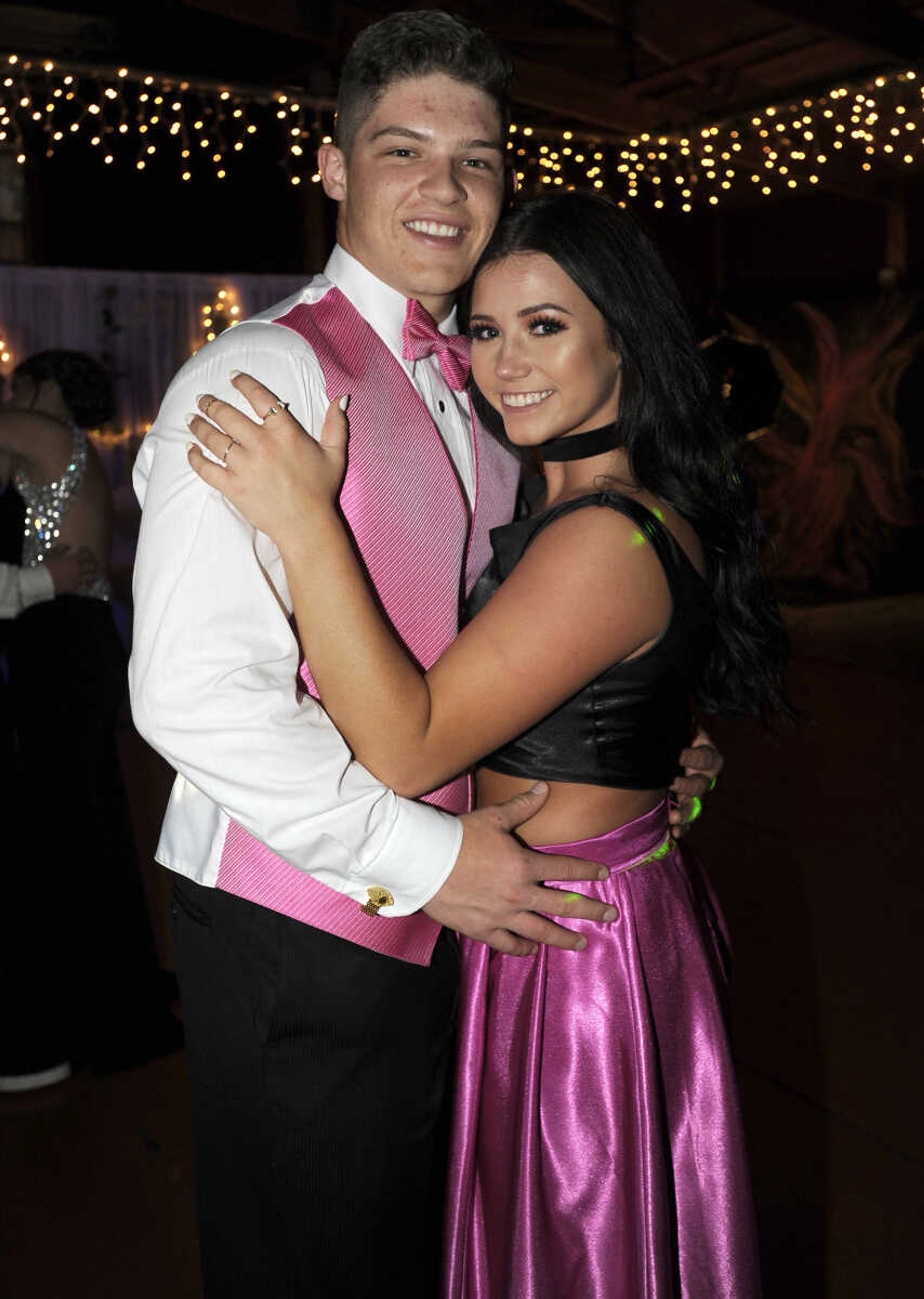 FRED LYNCH ~ flynch@semissourian.com
Scott City High School students dance at their prom Saturday, April 8, 2017 at Deerfield Lodge.