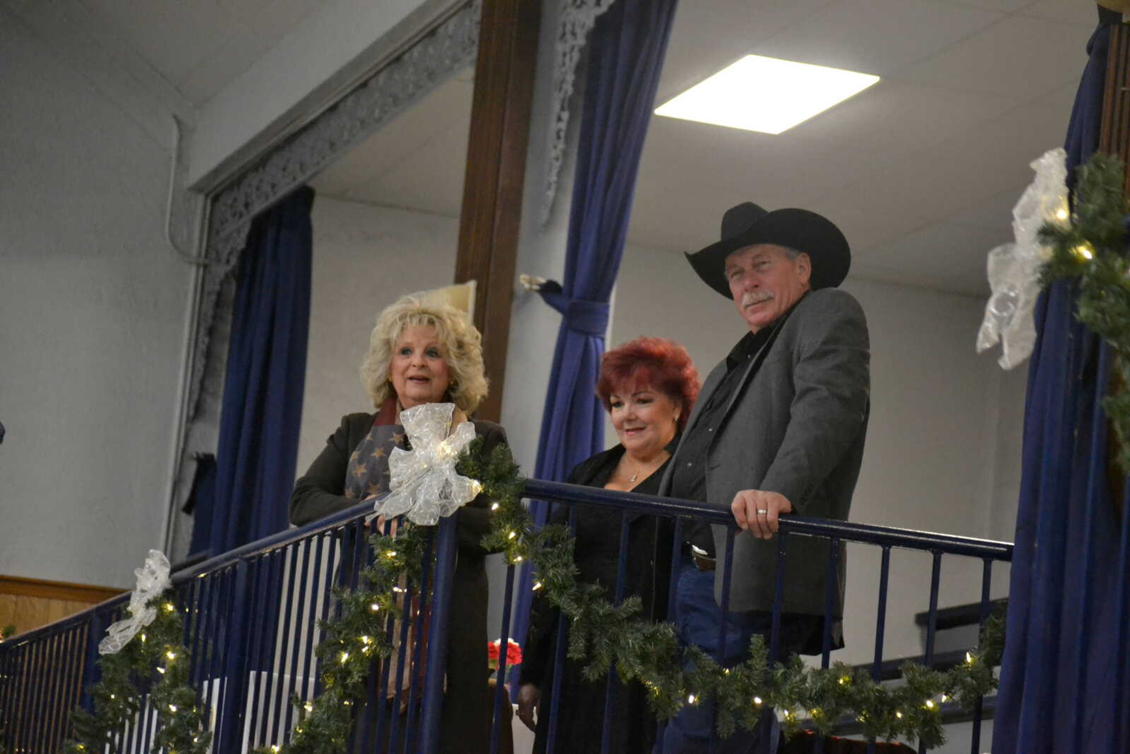 Attendees gaze at the stage during the 

















inaugural Spirit of Democracy celebration
Saturday at the Arena Building in Cape Girardeau.