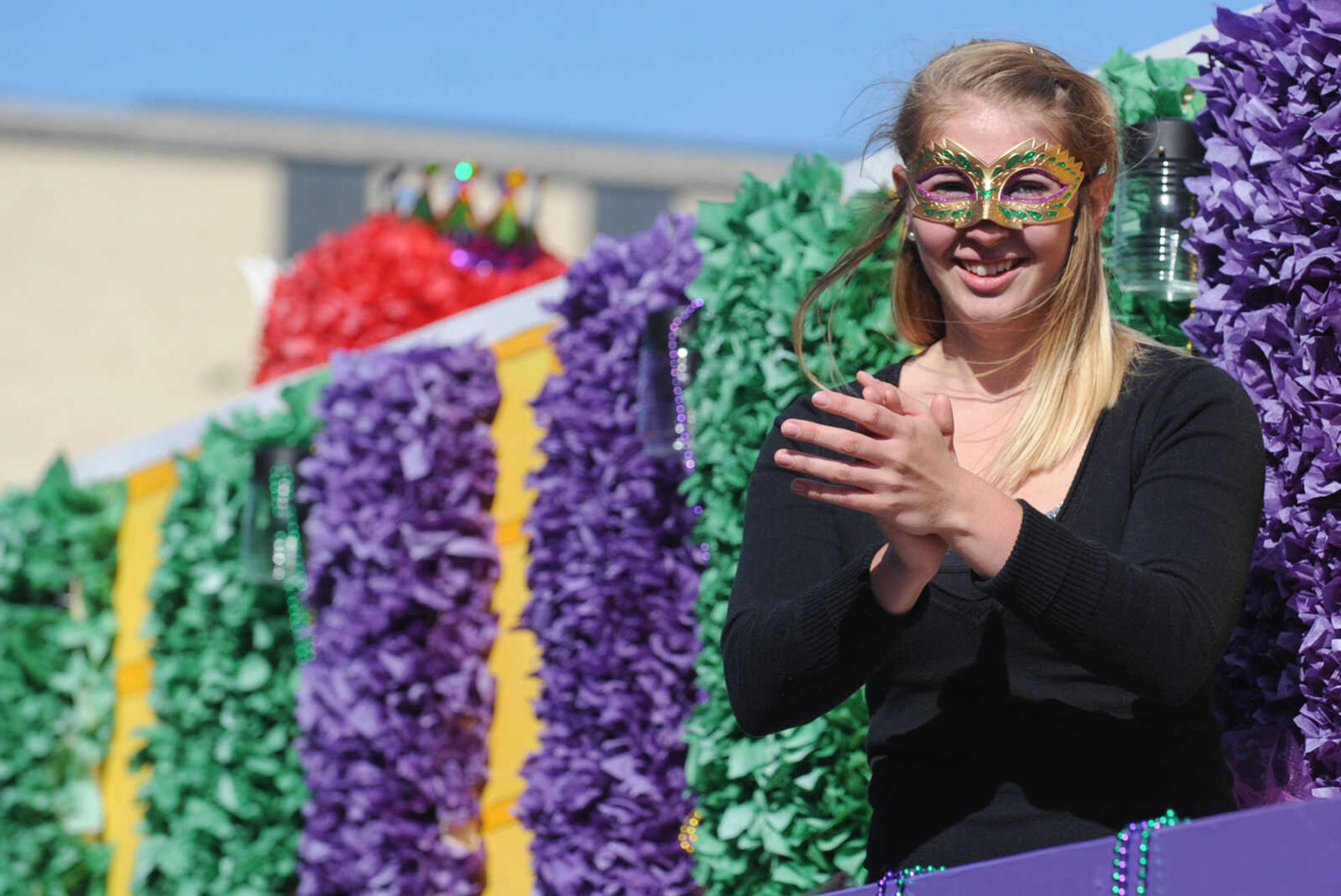 GLENN LANDBERG ~ glandberg@semissourian.com

The Southeast Missouri State University homecoming parade moves down Broadway St. in Cape Girardeau Saturday Morning, Oct. 4, 2014.